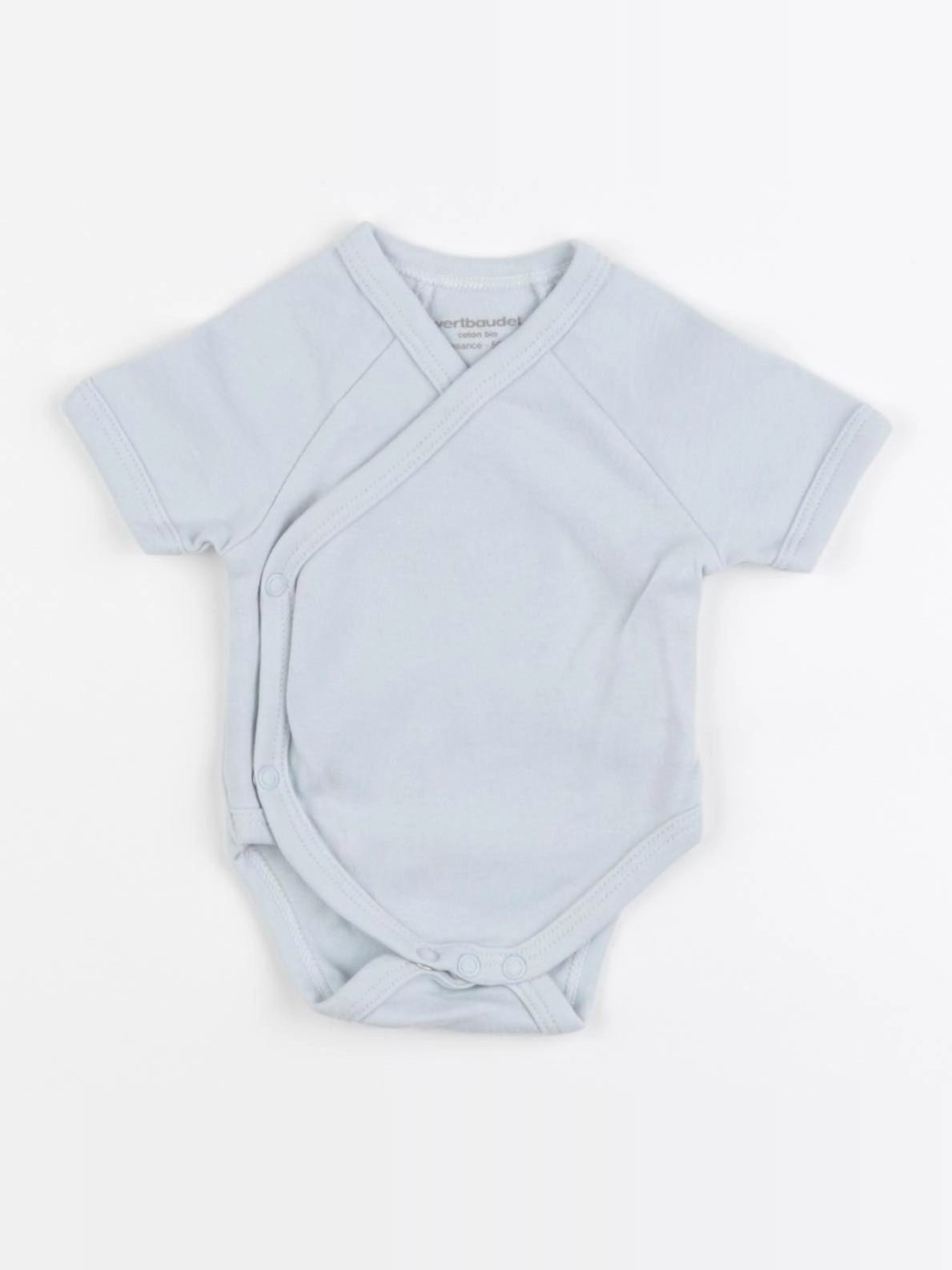 Vertbaudet - body bleu - 0 mois