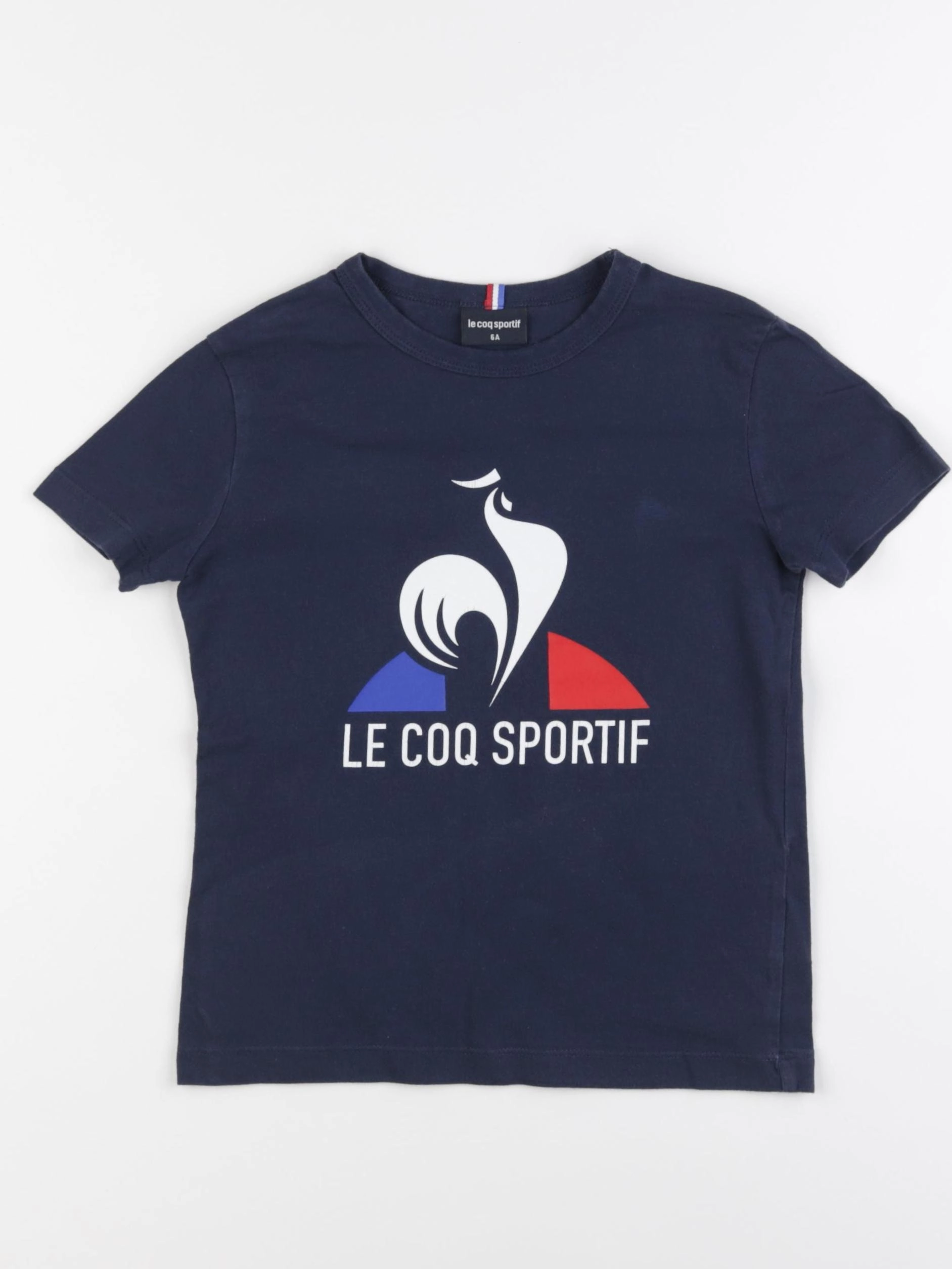 Le Coq Sportif - tee-shirt bleu - 6 ans