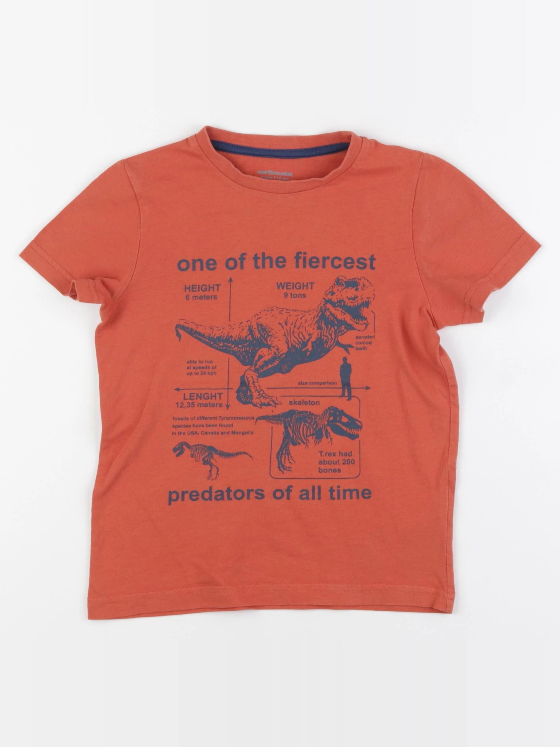 Vertbaudet - tee-shirt orange - 5 ans