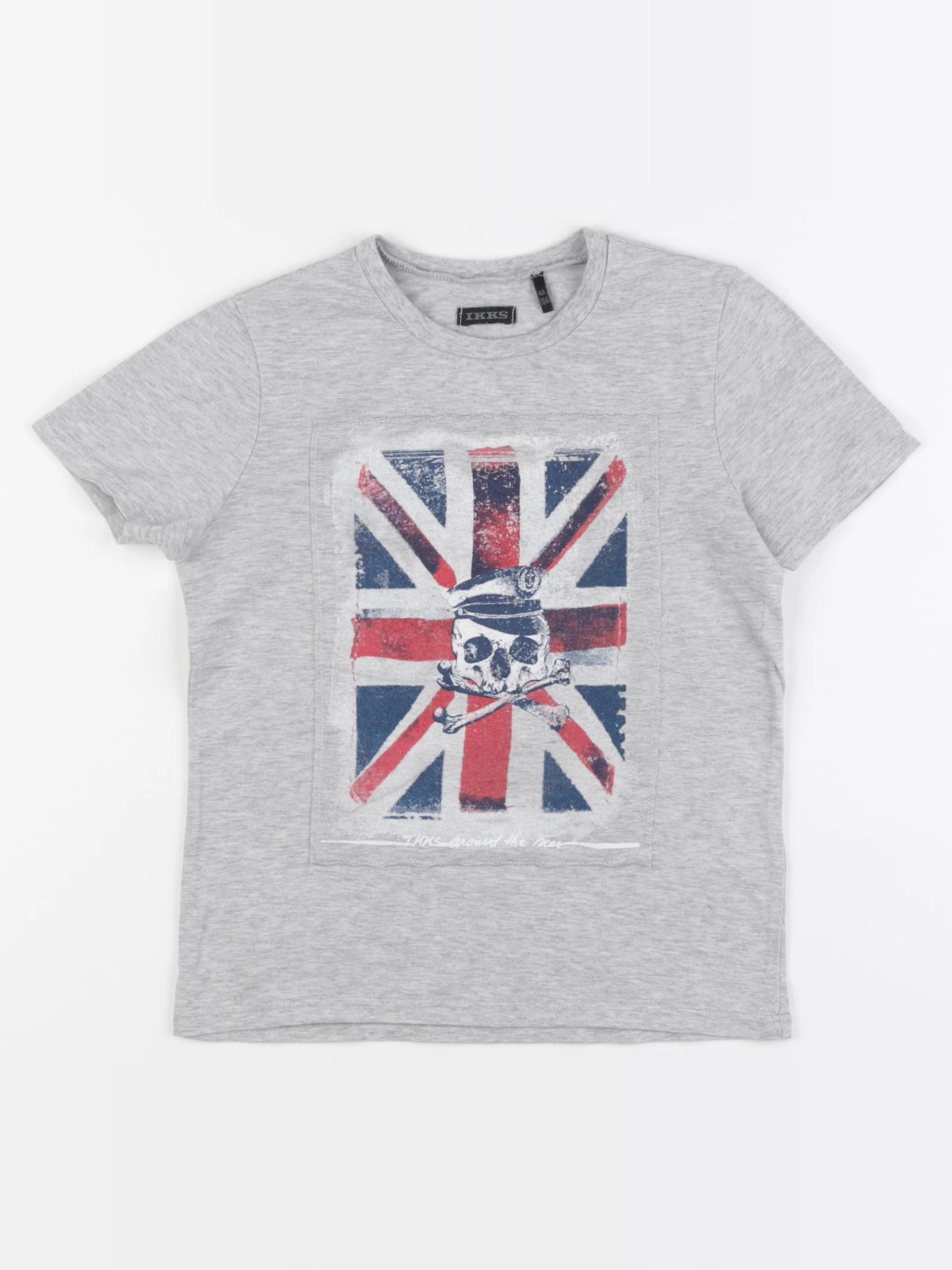 IKKS - tee-shirt gris - 4 ans