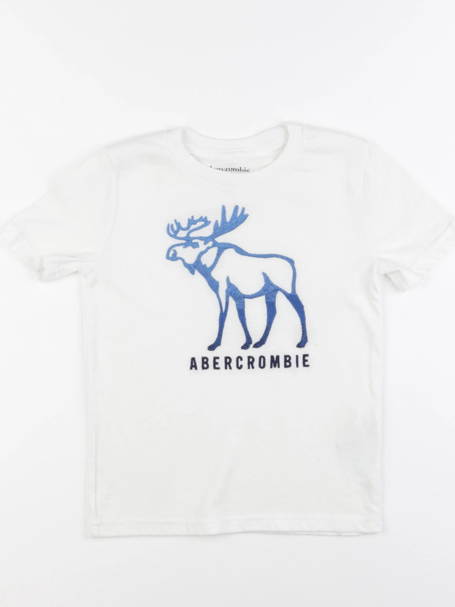 Abercrombie - tee-shirt blanc - 5/6 ans