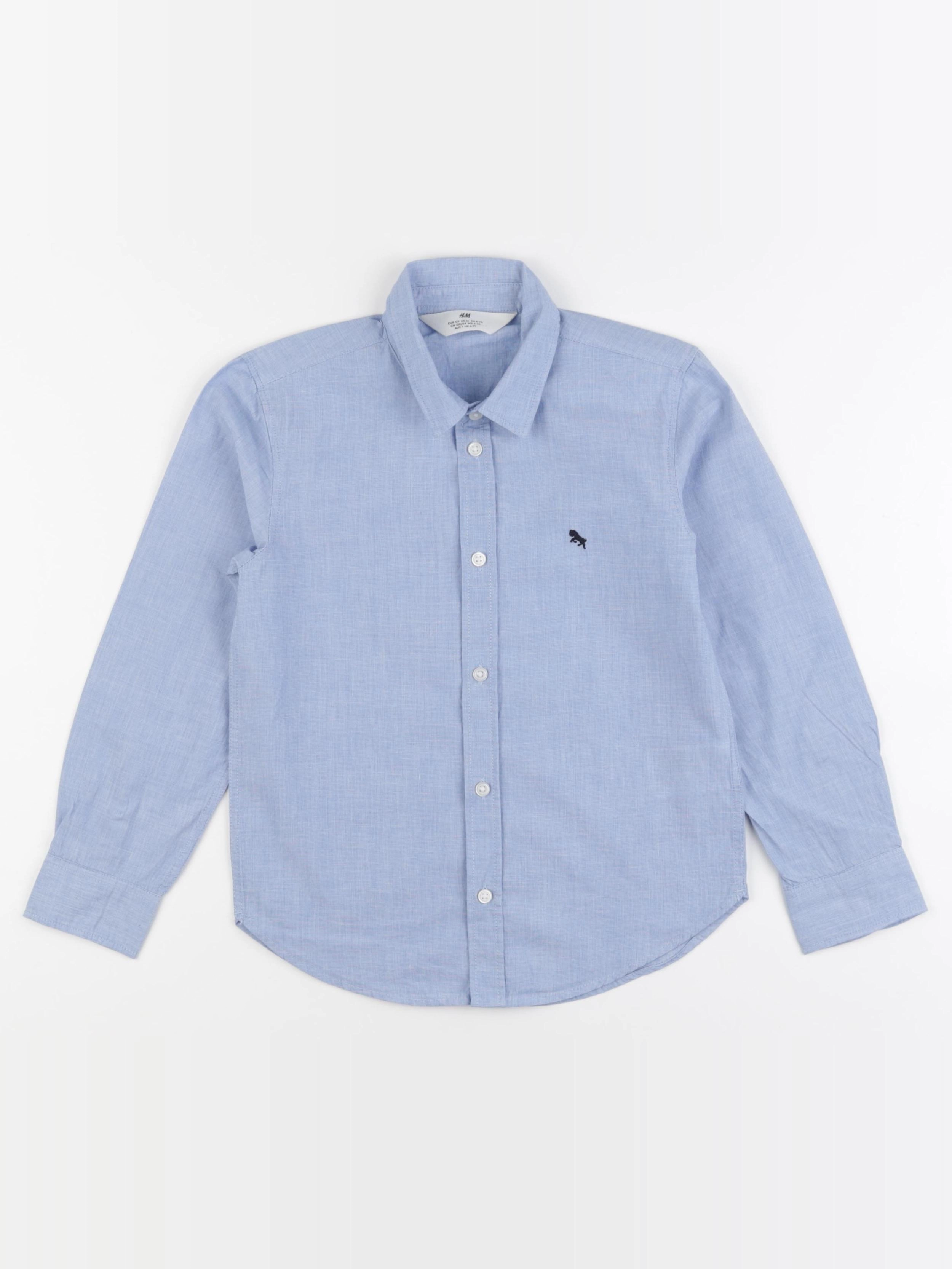 H&M - chemise bleu - 6/7 ans
