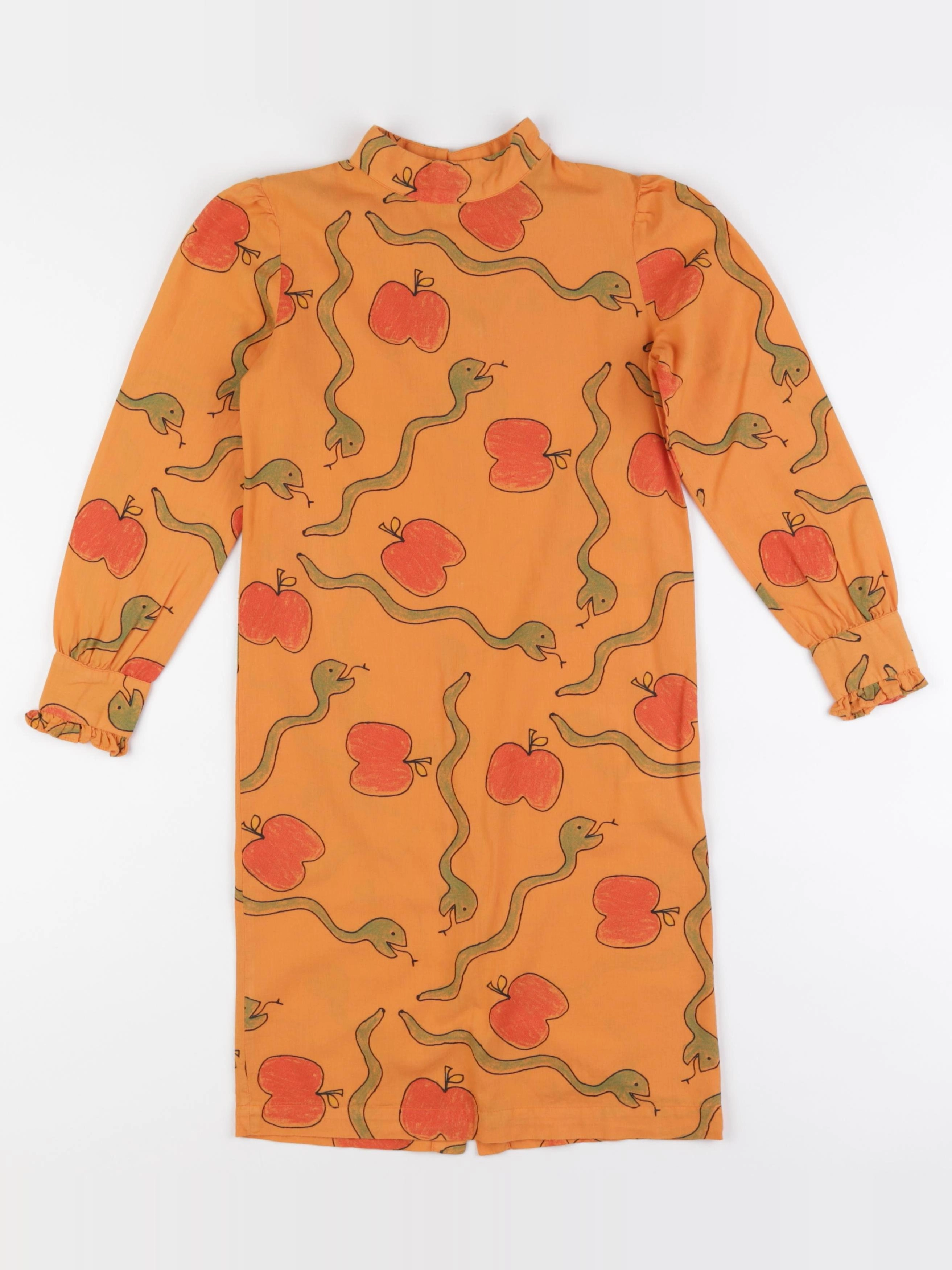 The animals observatory - robe orange - 4 ans