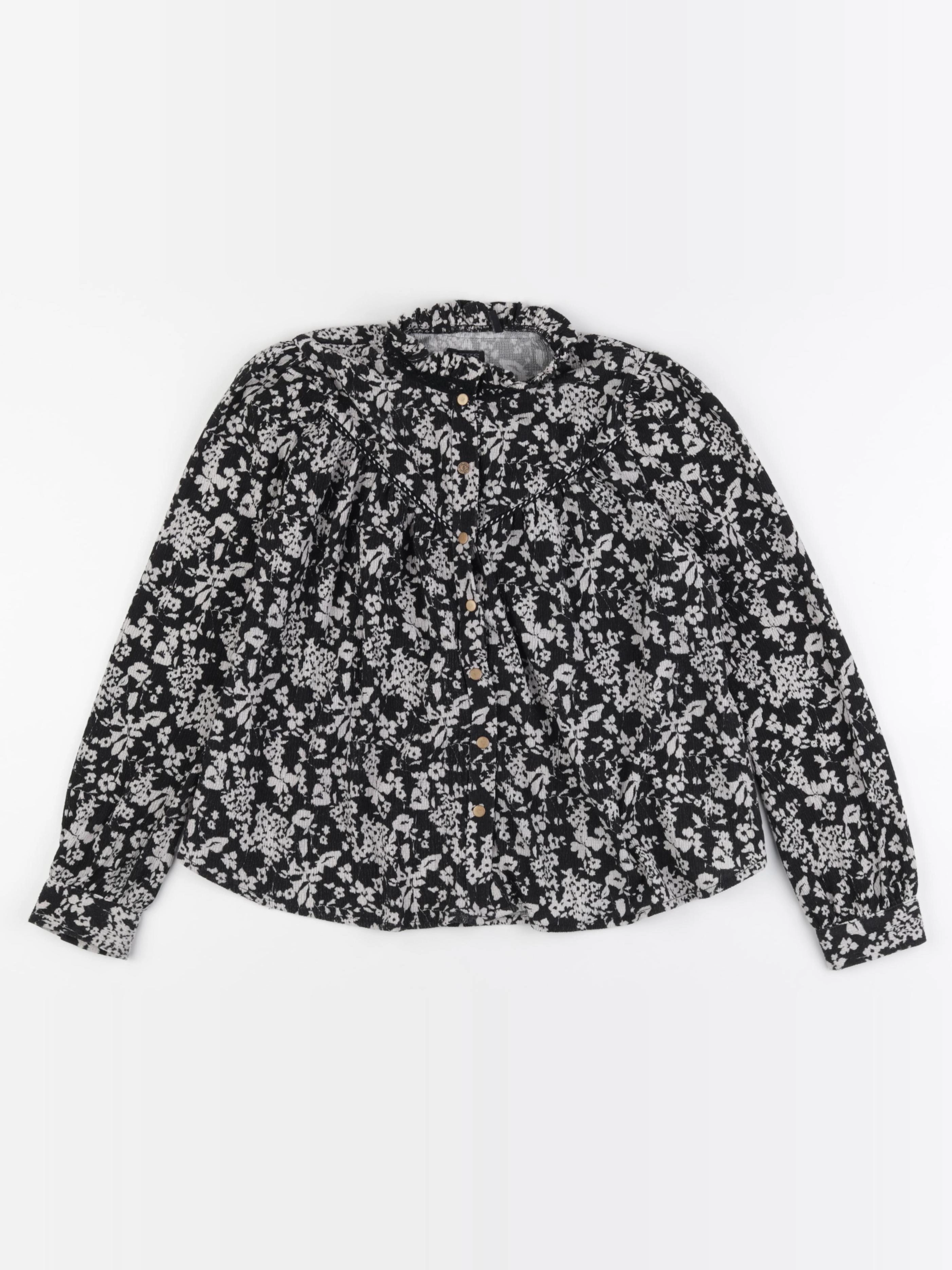 IKKS - blouse noir - 10 ans