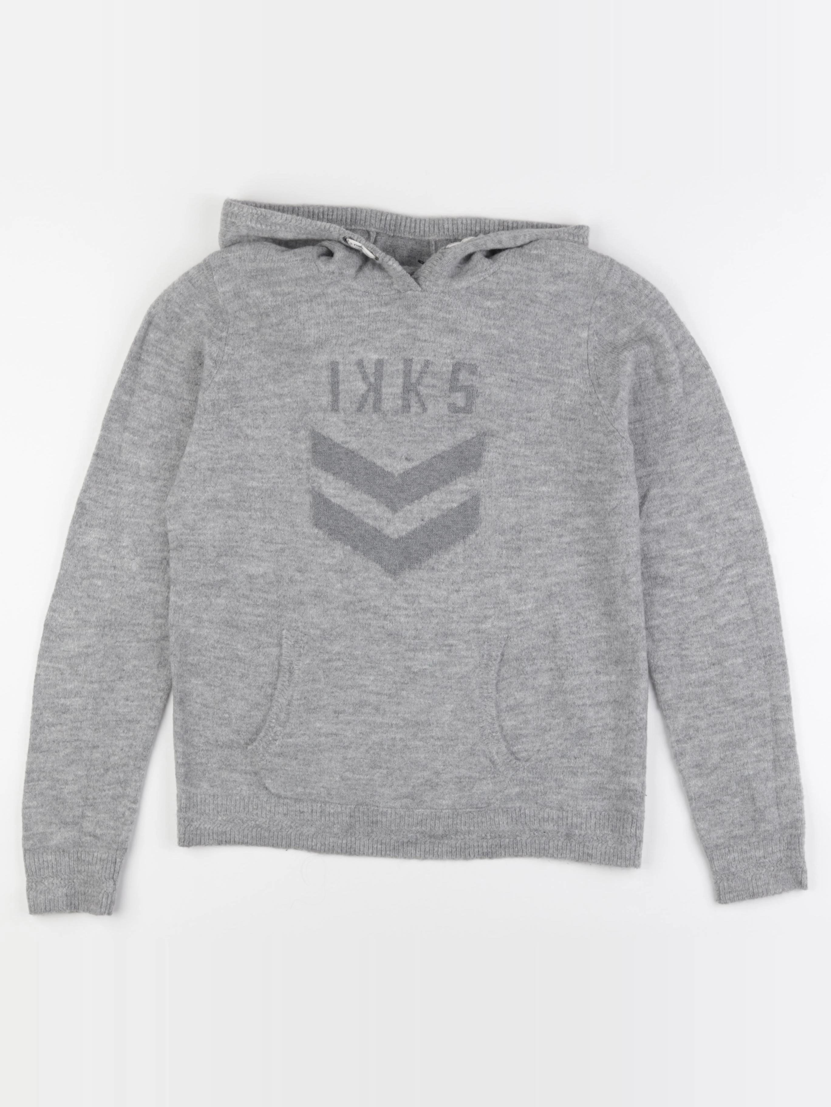 IKKS - pull gris - 14 ans