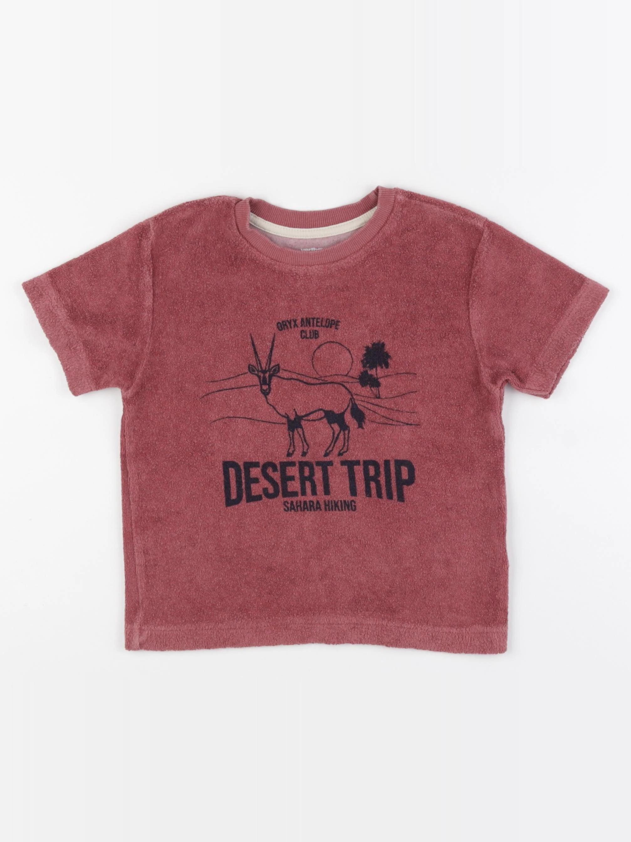 Vertbaudet - tee-shirt marron - 5 ans