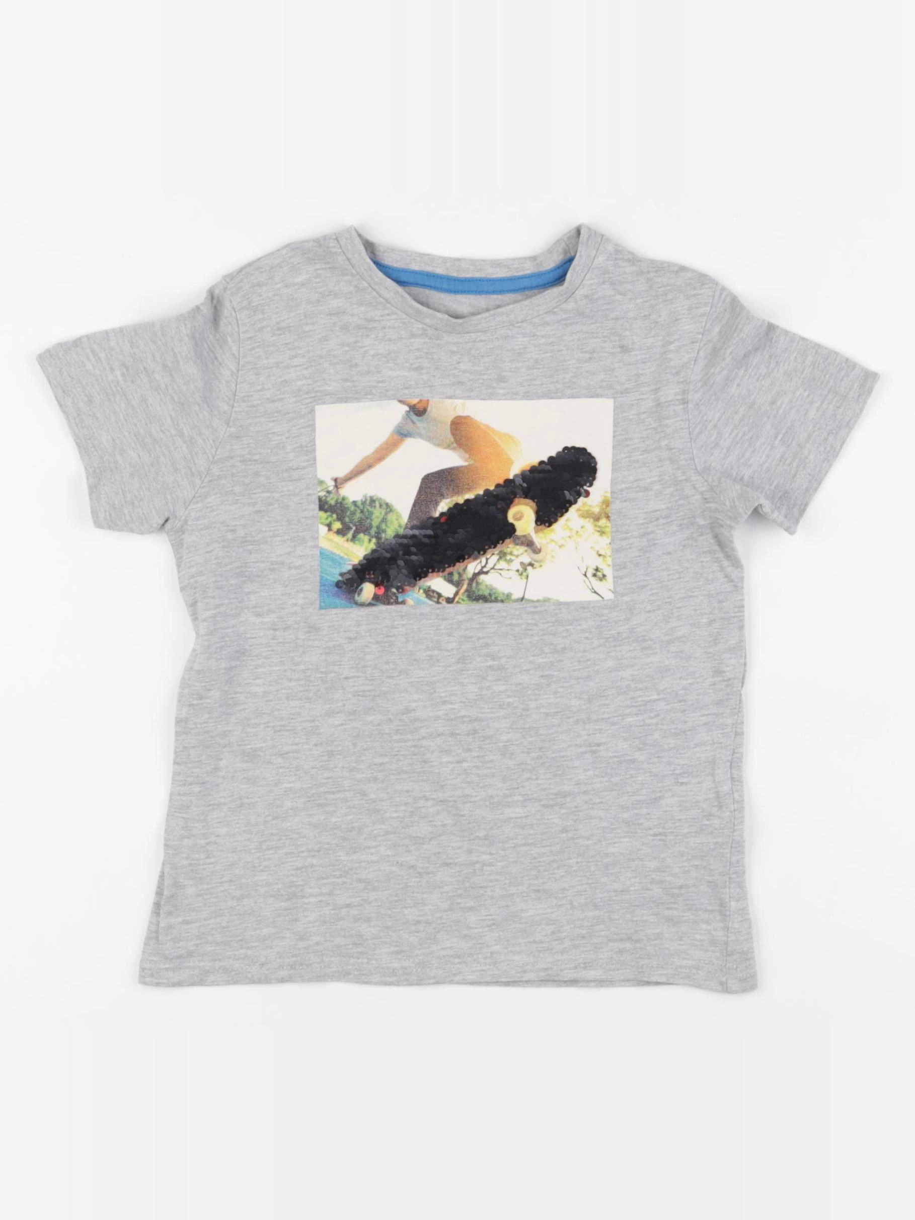 Vertbaudet - tee-shirt gris - 4 ans