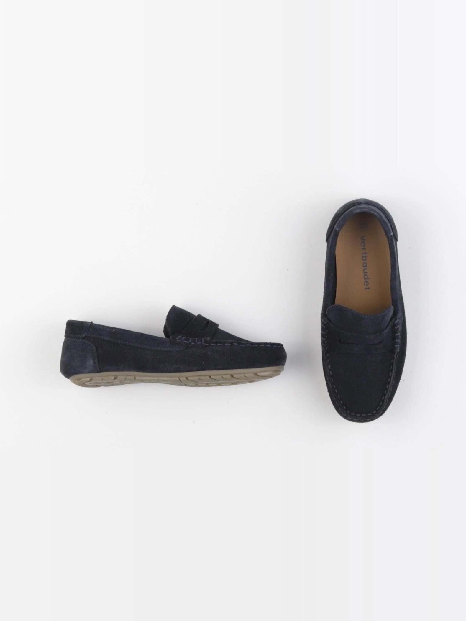 Vertbaudet - mocassins bleu - pointure 30