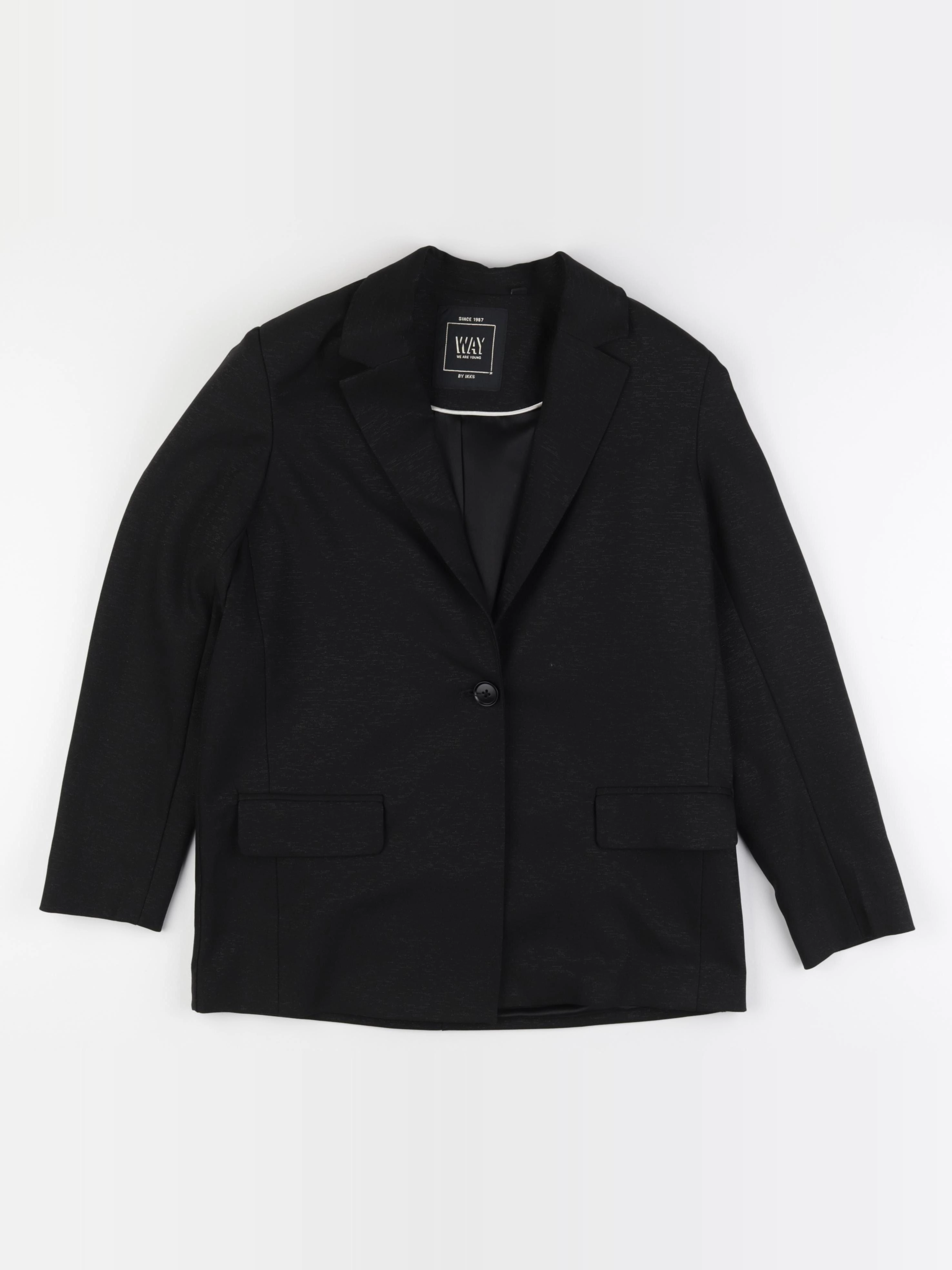 IKKS - veste noir, argent - 14 ans