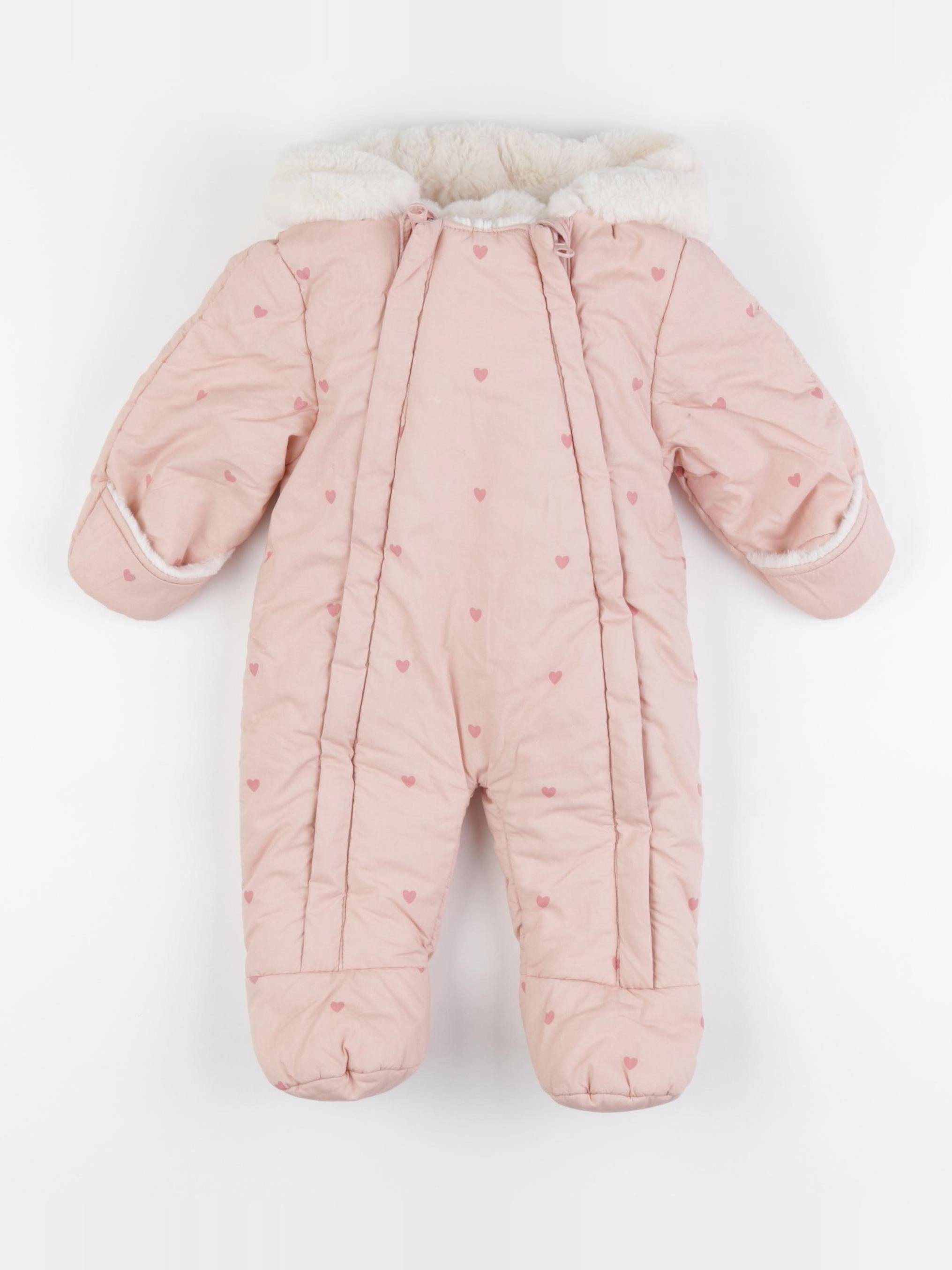 Vertbaudet - combi-pilote rose - 3 mois