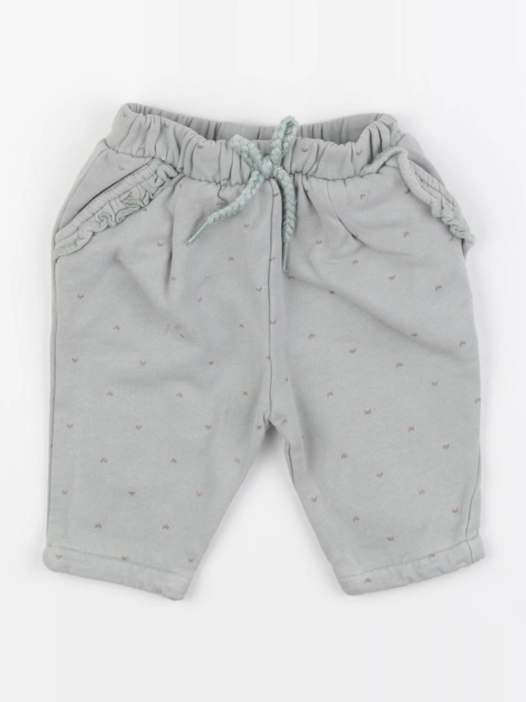 Vertbaudet - pantalon vert - 3 mois