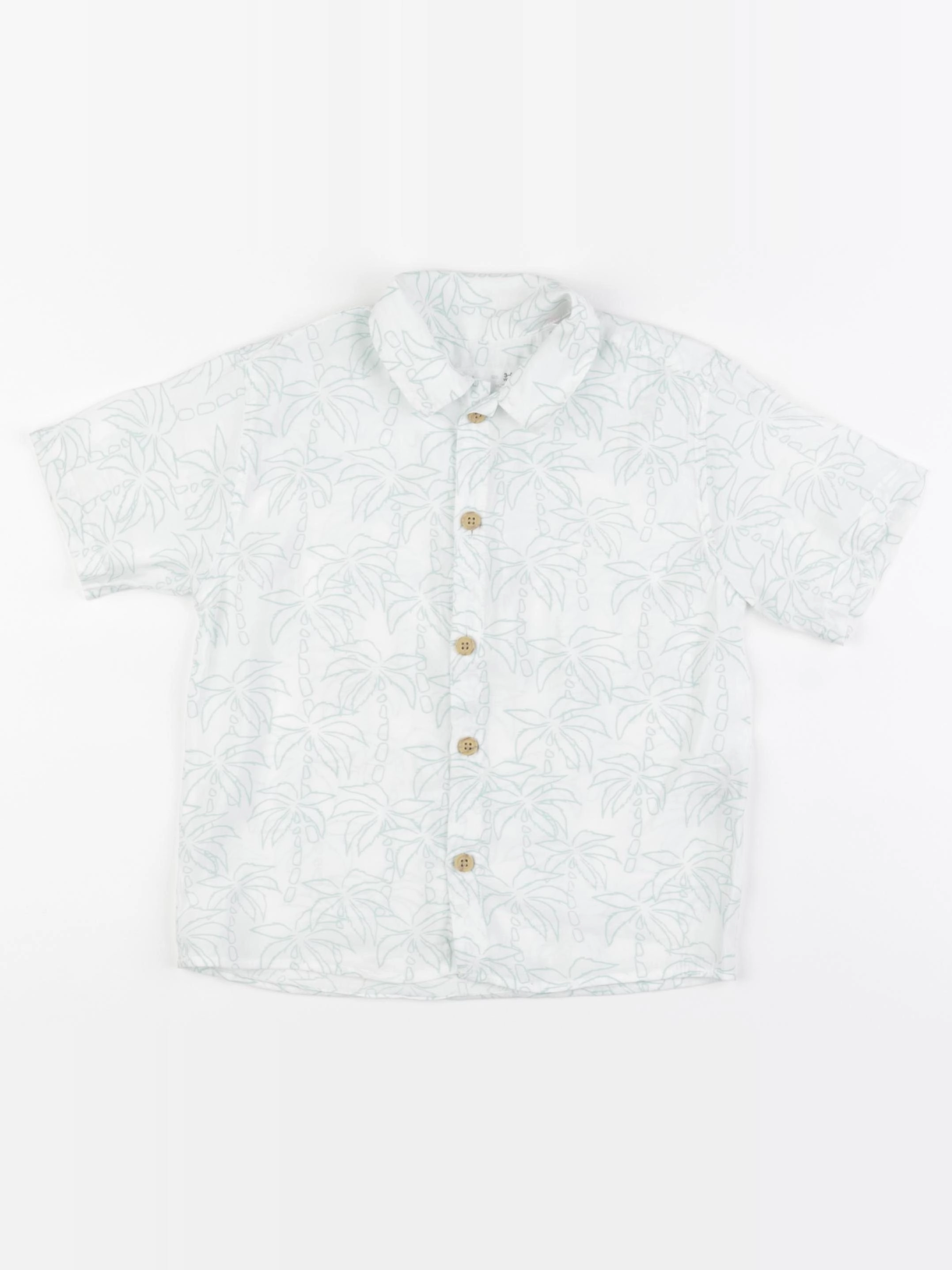Zara - chemise vert - 3/4 ans