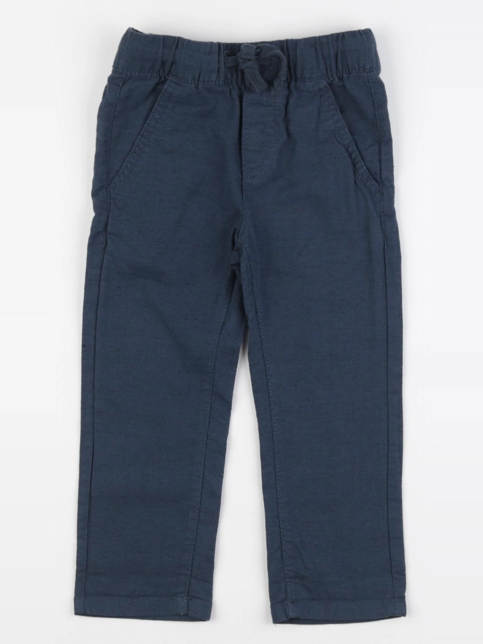 Vertbaudet - pantalon bleu - 2 ans