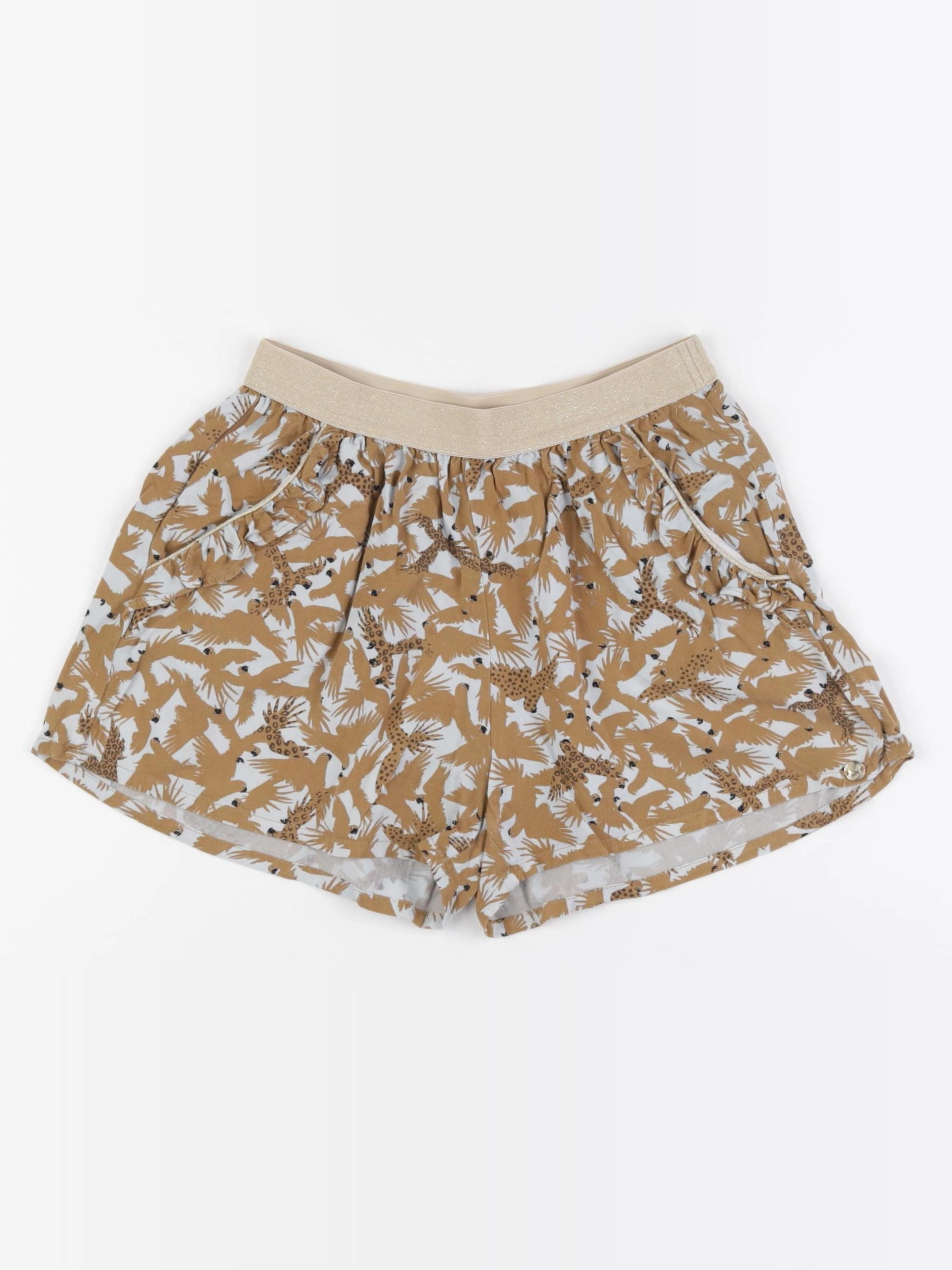 IKKS - short marron - 8 ans