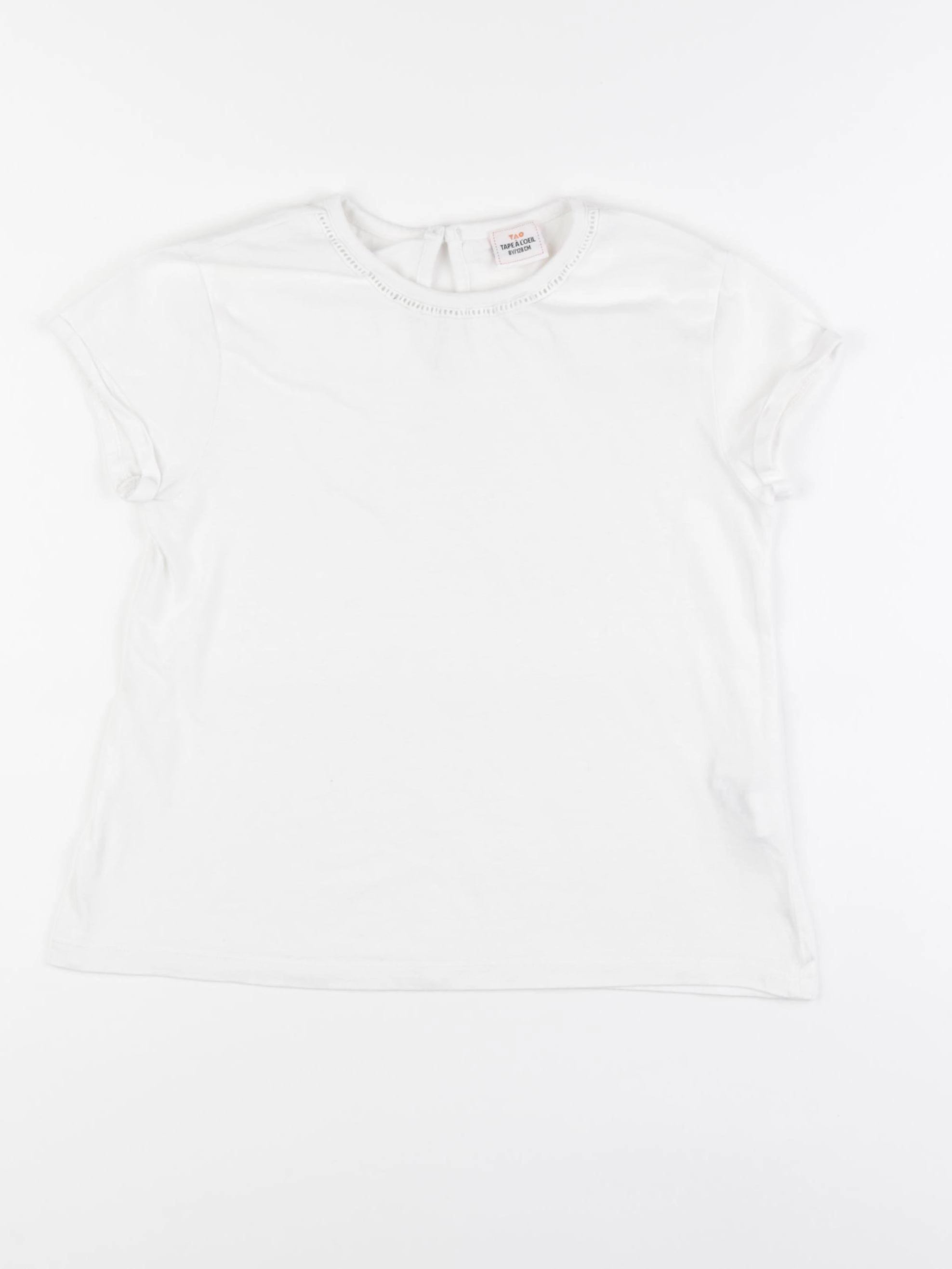 Tape à l'oeil - tee-shirt blanc - 8 ans