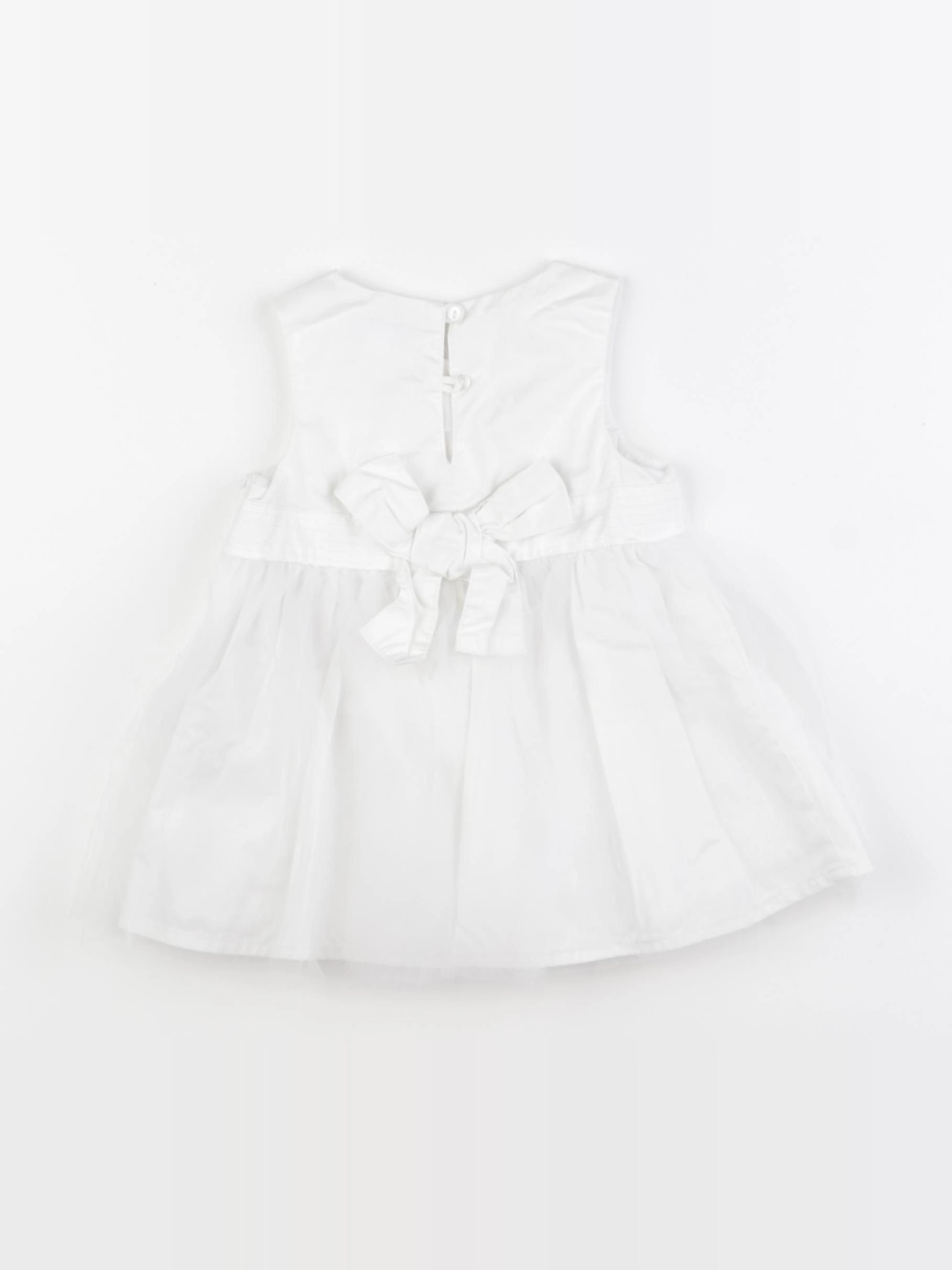 Vertbaudet - robe blanc - 6 mois