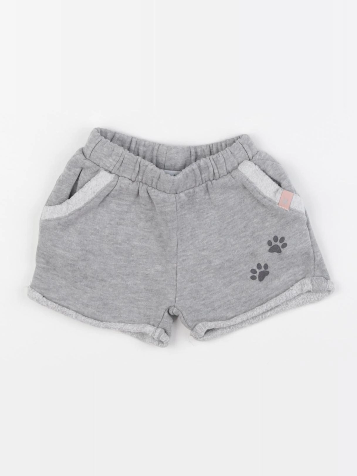 Vertbaudet - short gris - 3 mois