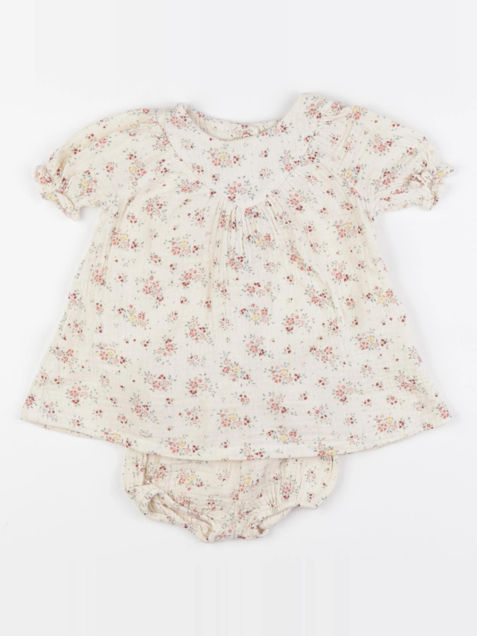Vertbaudet - robe multicolore - 3 mois