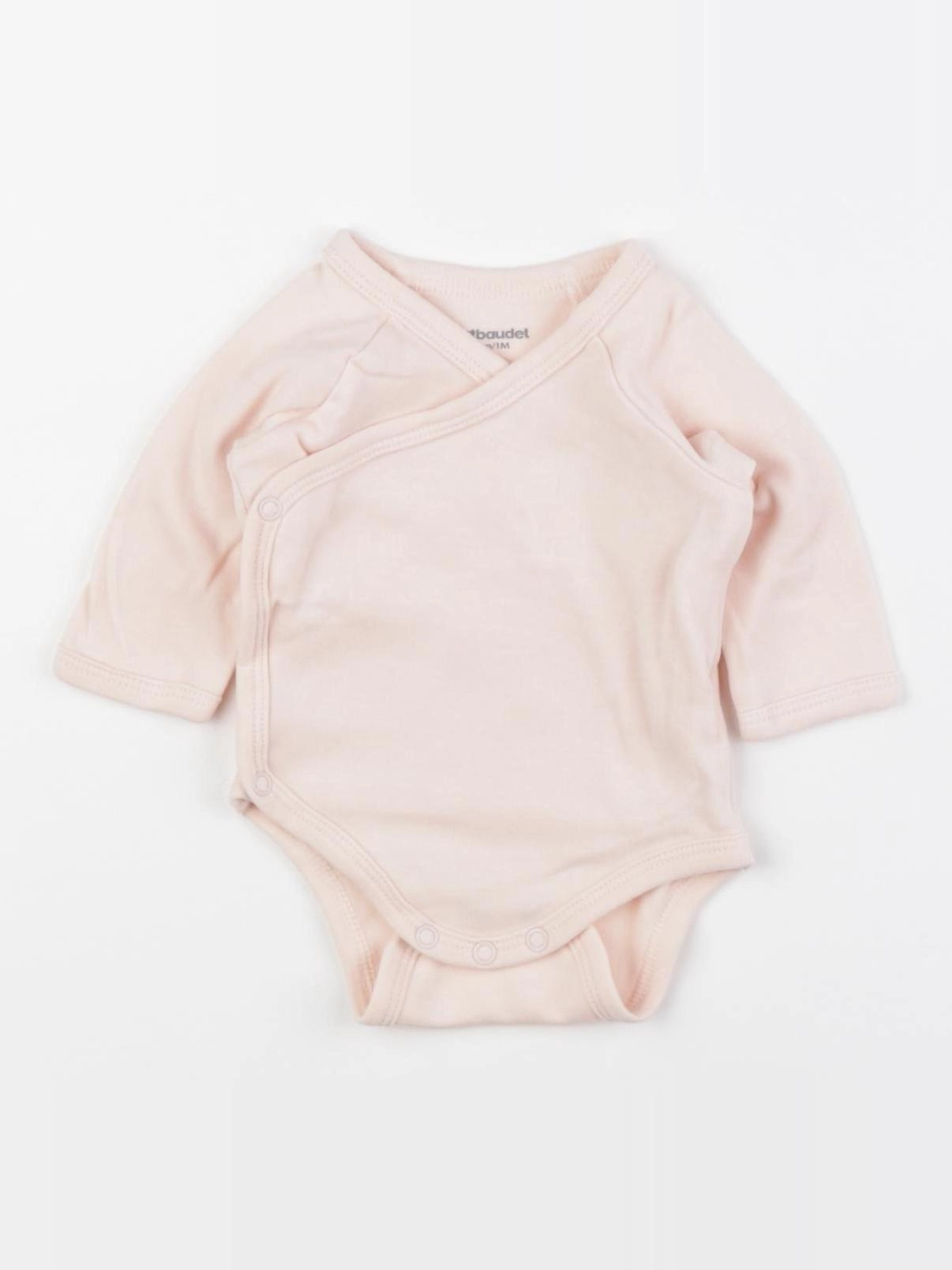 Vertbaudet - body rose - 1 mois
