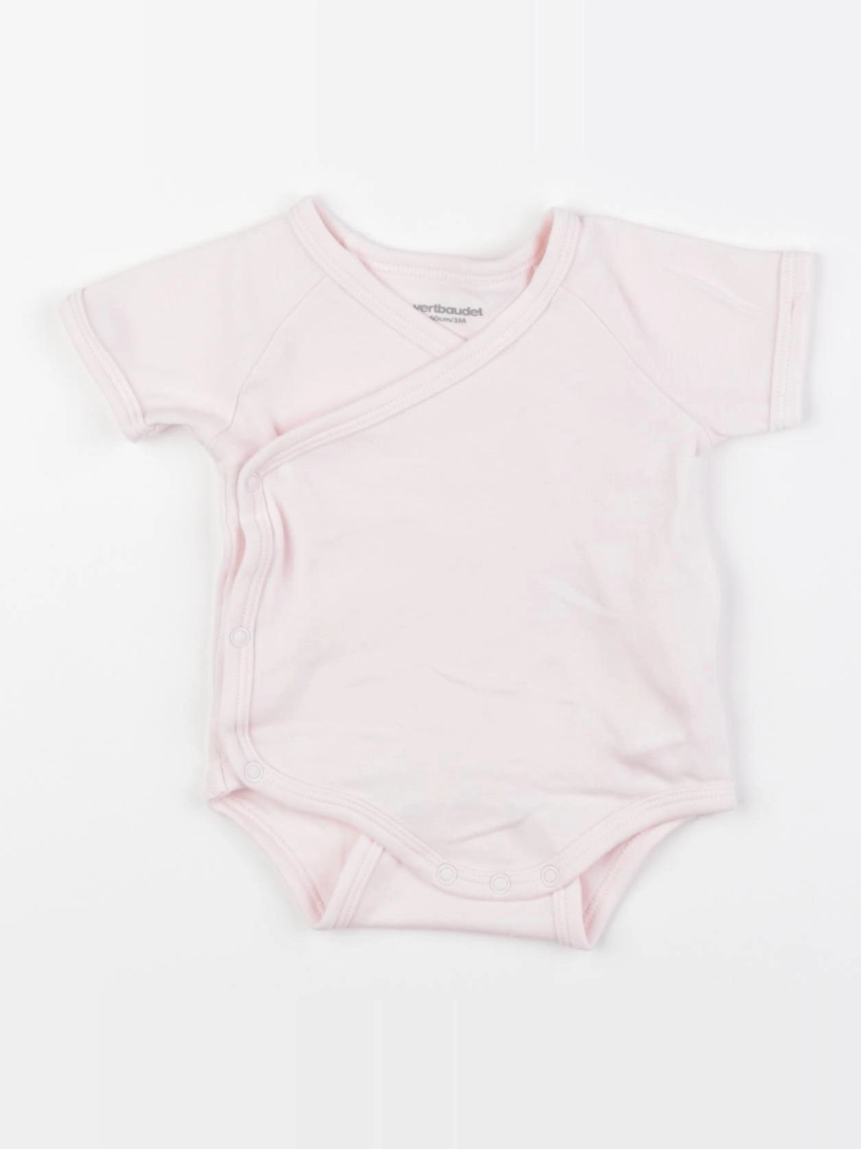 Vertbaudet - body rose - 3 mois