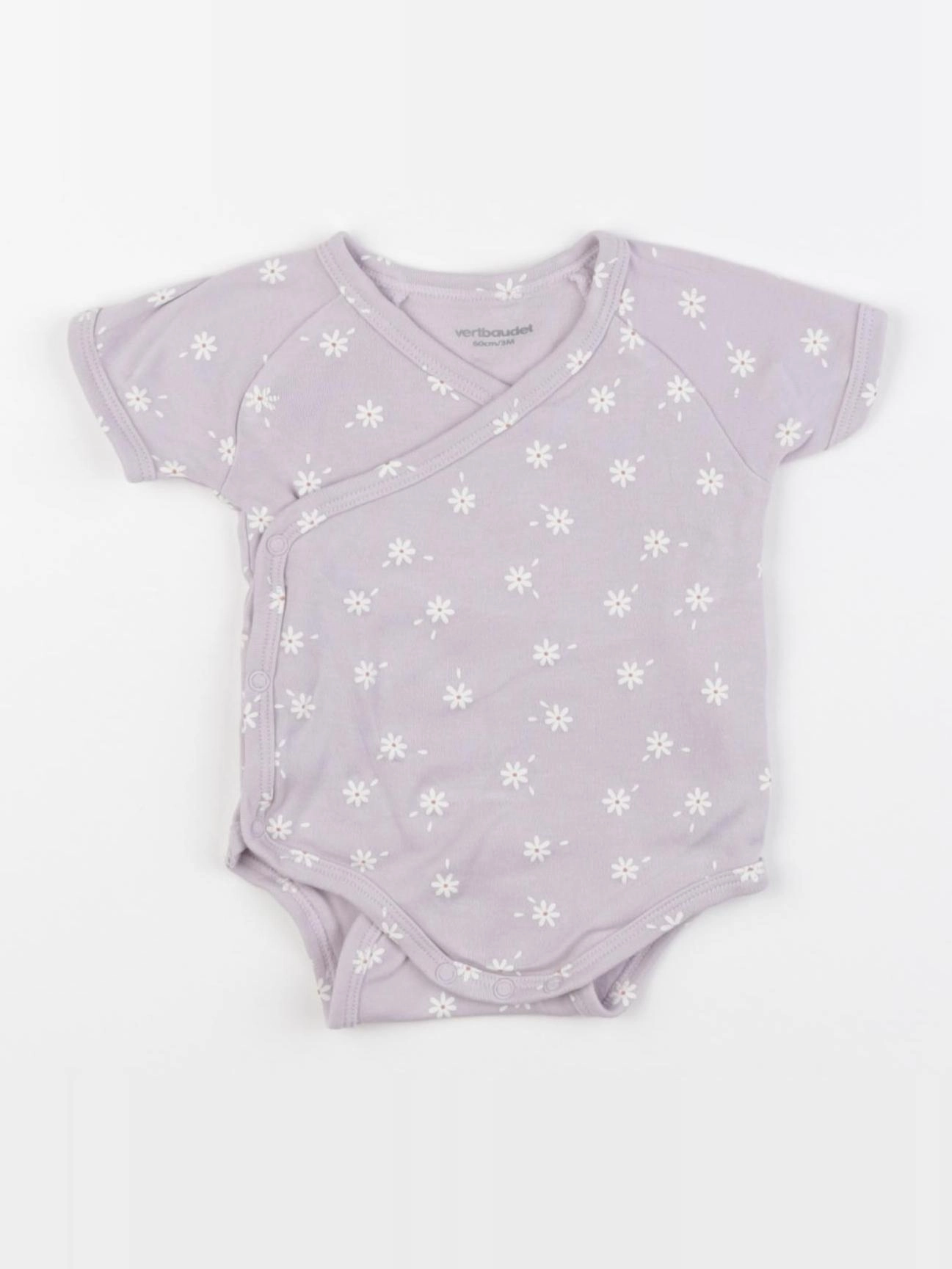 Vertbaudet - body violet - 3 mois