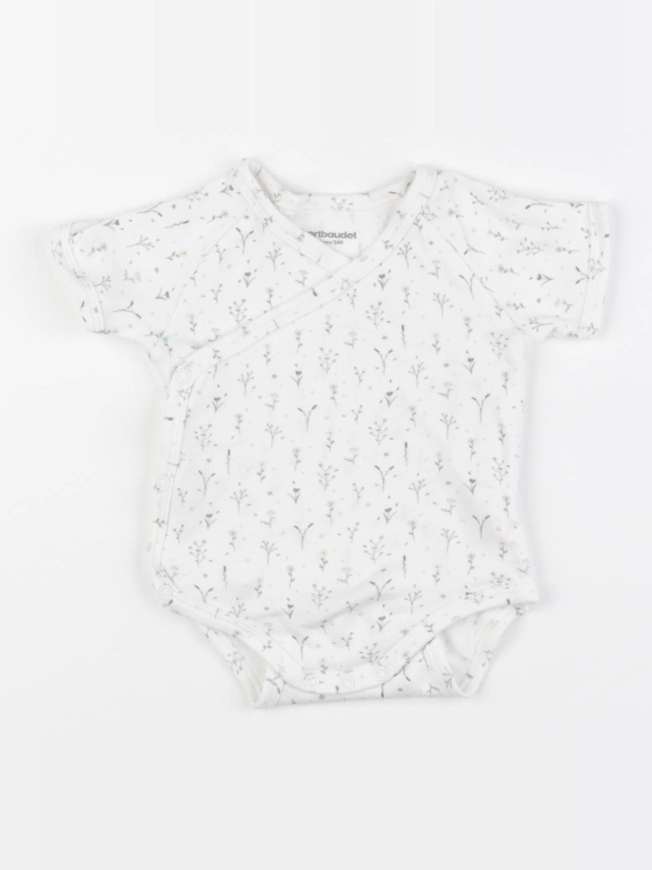 Vertbaudet - body blanc - 3 mois