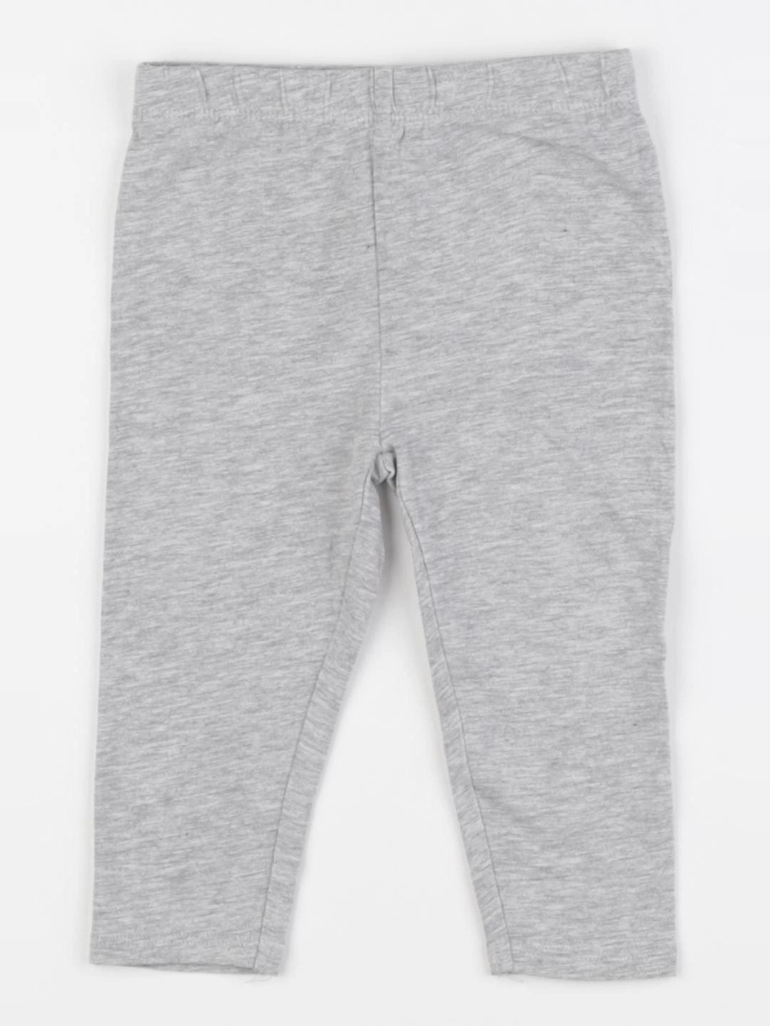Vertbaudet - legging gris - 9 mois