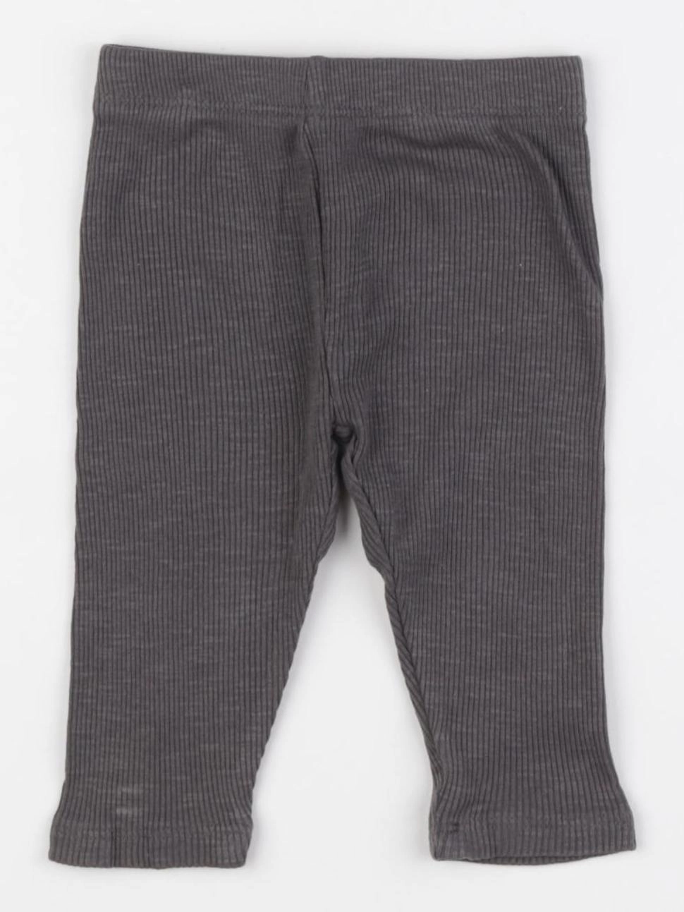 Vertbaudet - legging gris - 9 mois