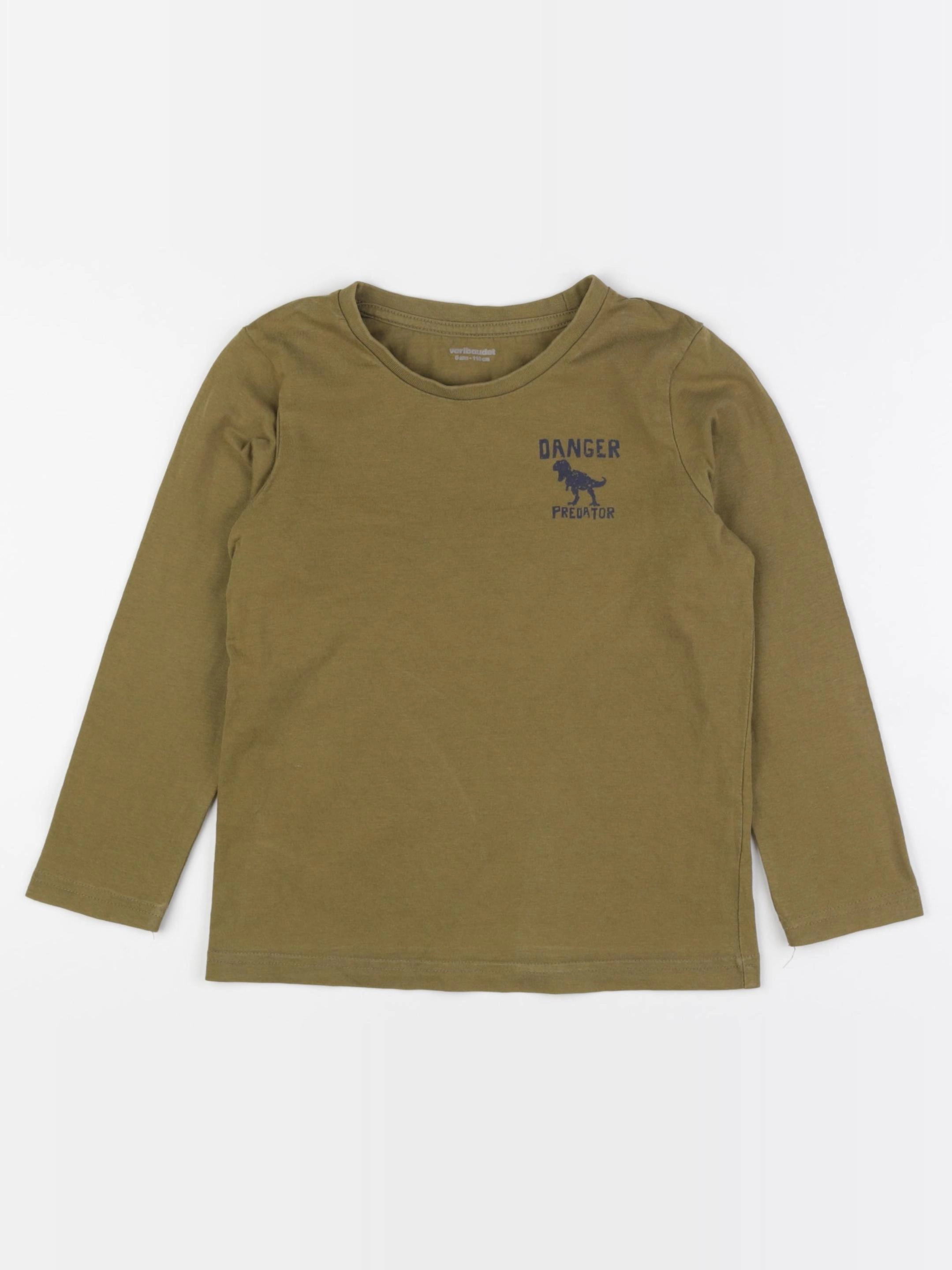 Vertbaudet - tee-shirt vert - 6 ans