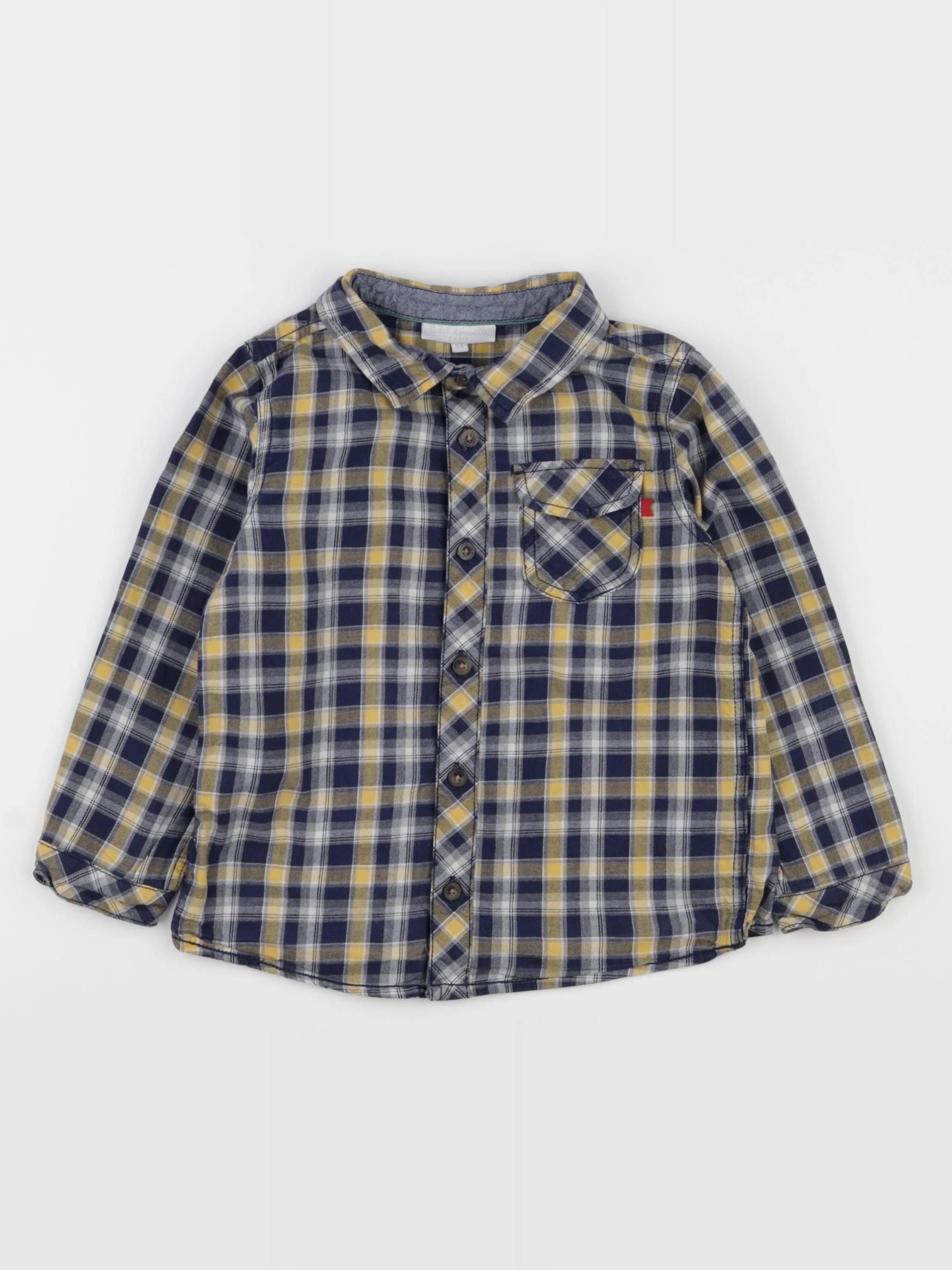 Cadet Rousselle - chemise jaune - 5 ans