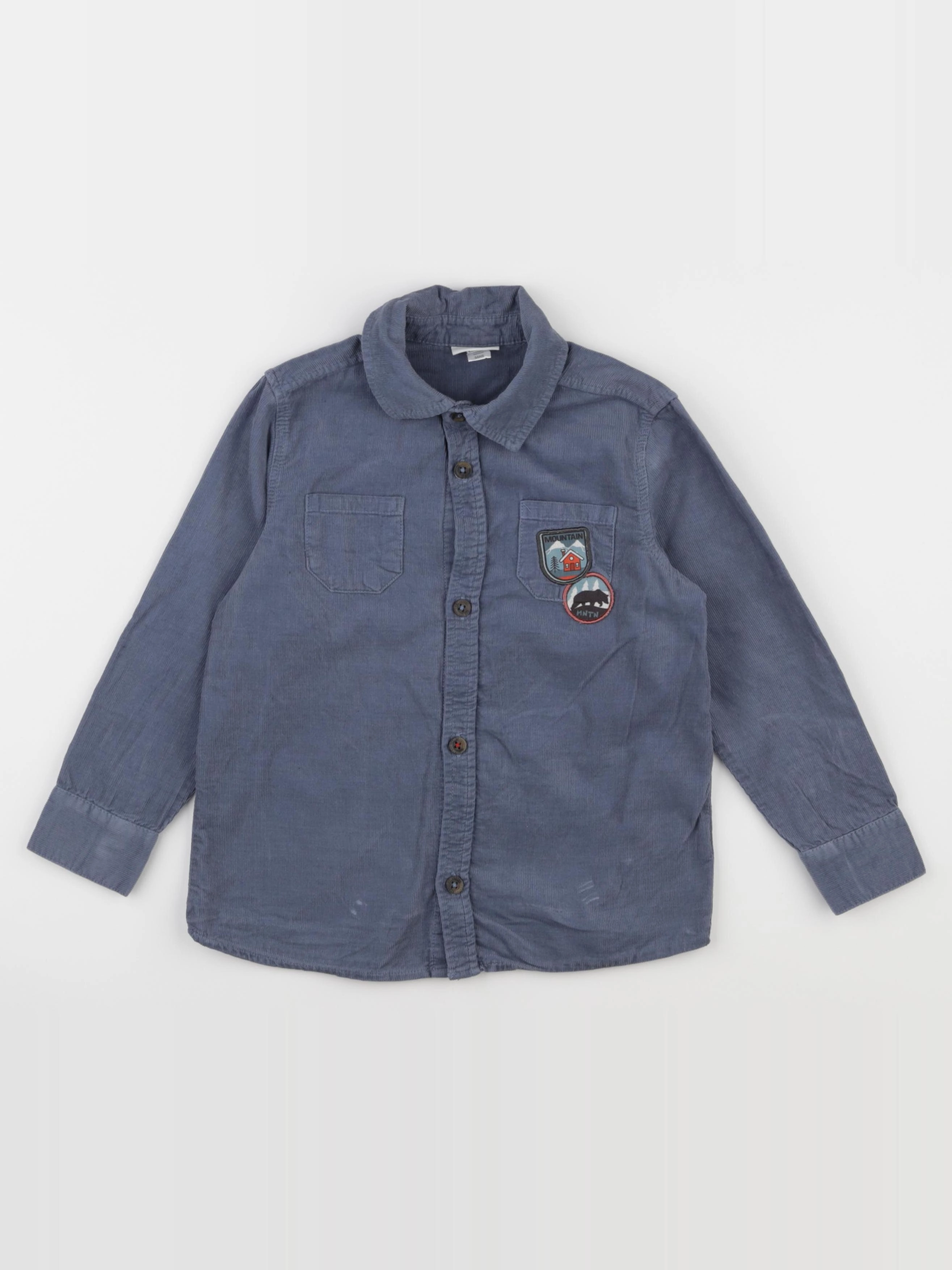 Vertbaudet - chemise bleu - 5 ans