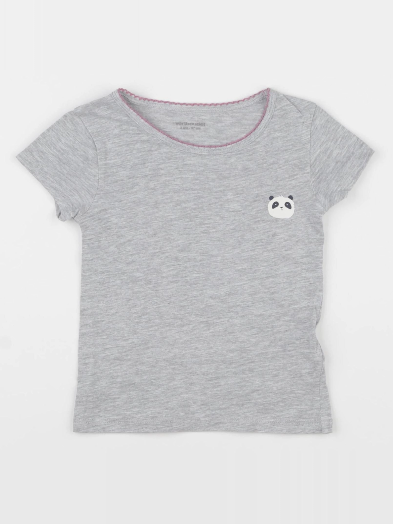 Vertbaudet - maillot de corps gris - 3 ans