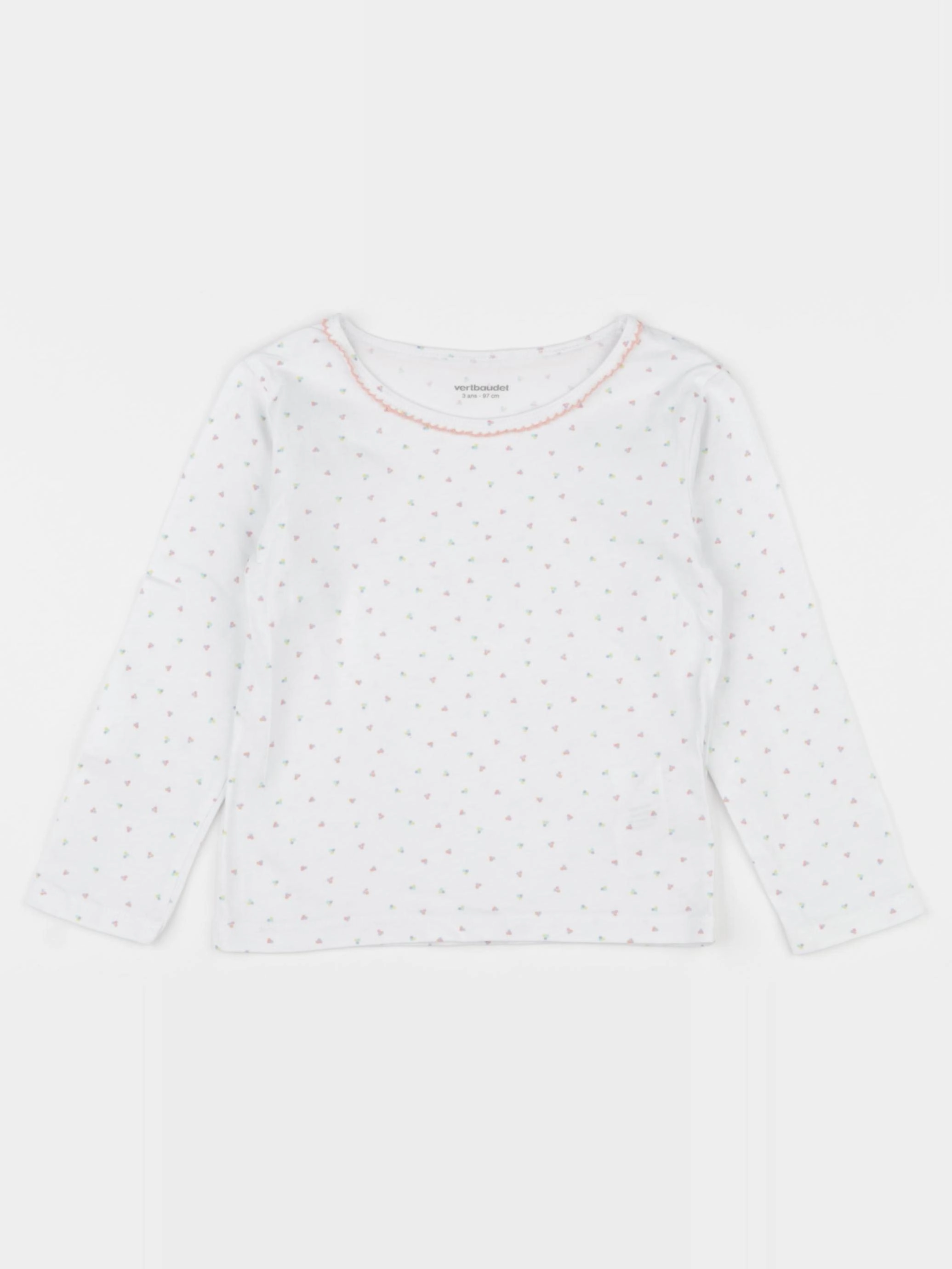 Vertbaudet - maillot de corps blanc - 3 ans