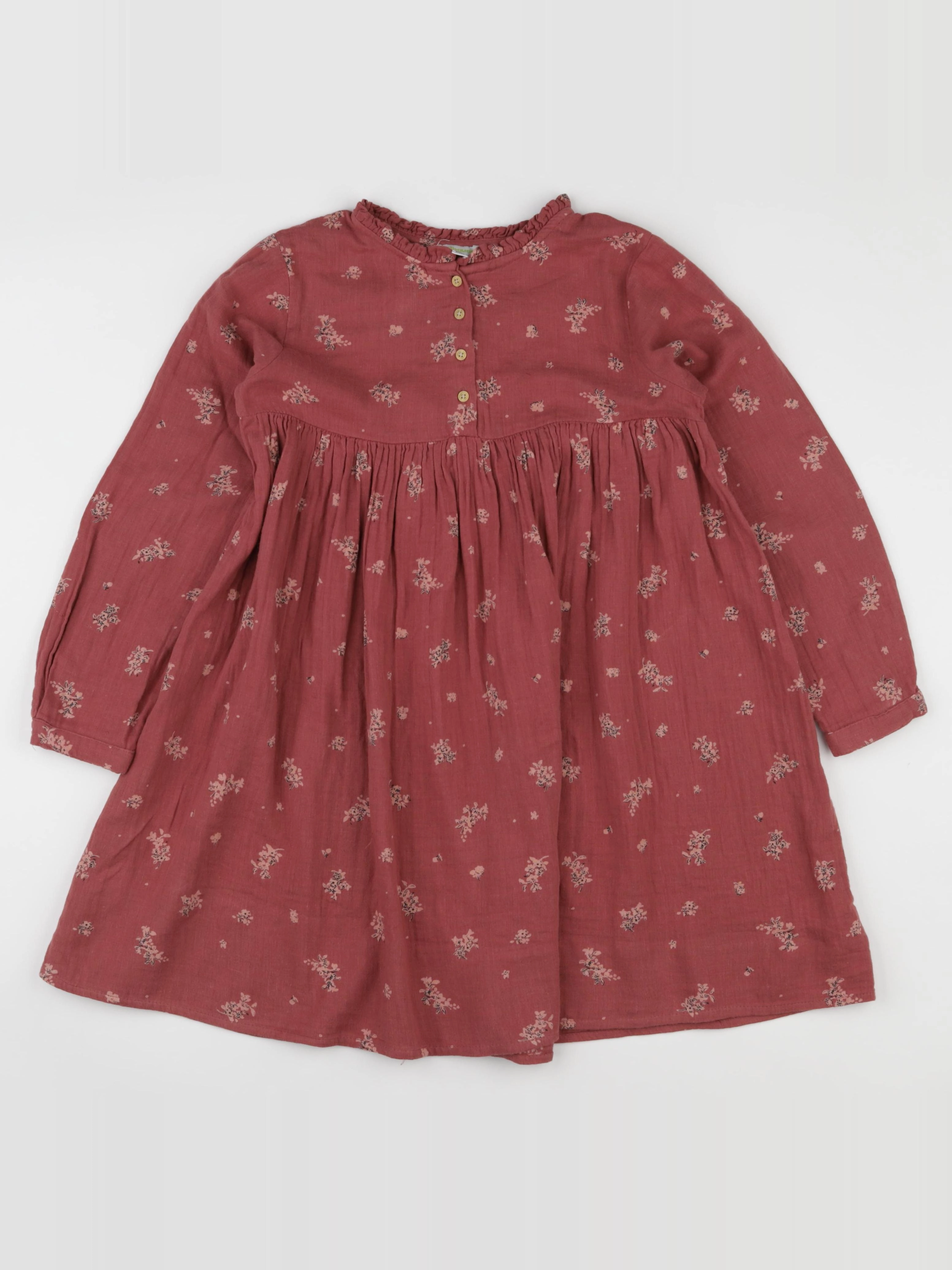 Vertbaudet - robe rouge - 9 ans