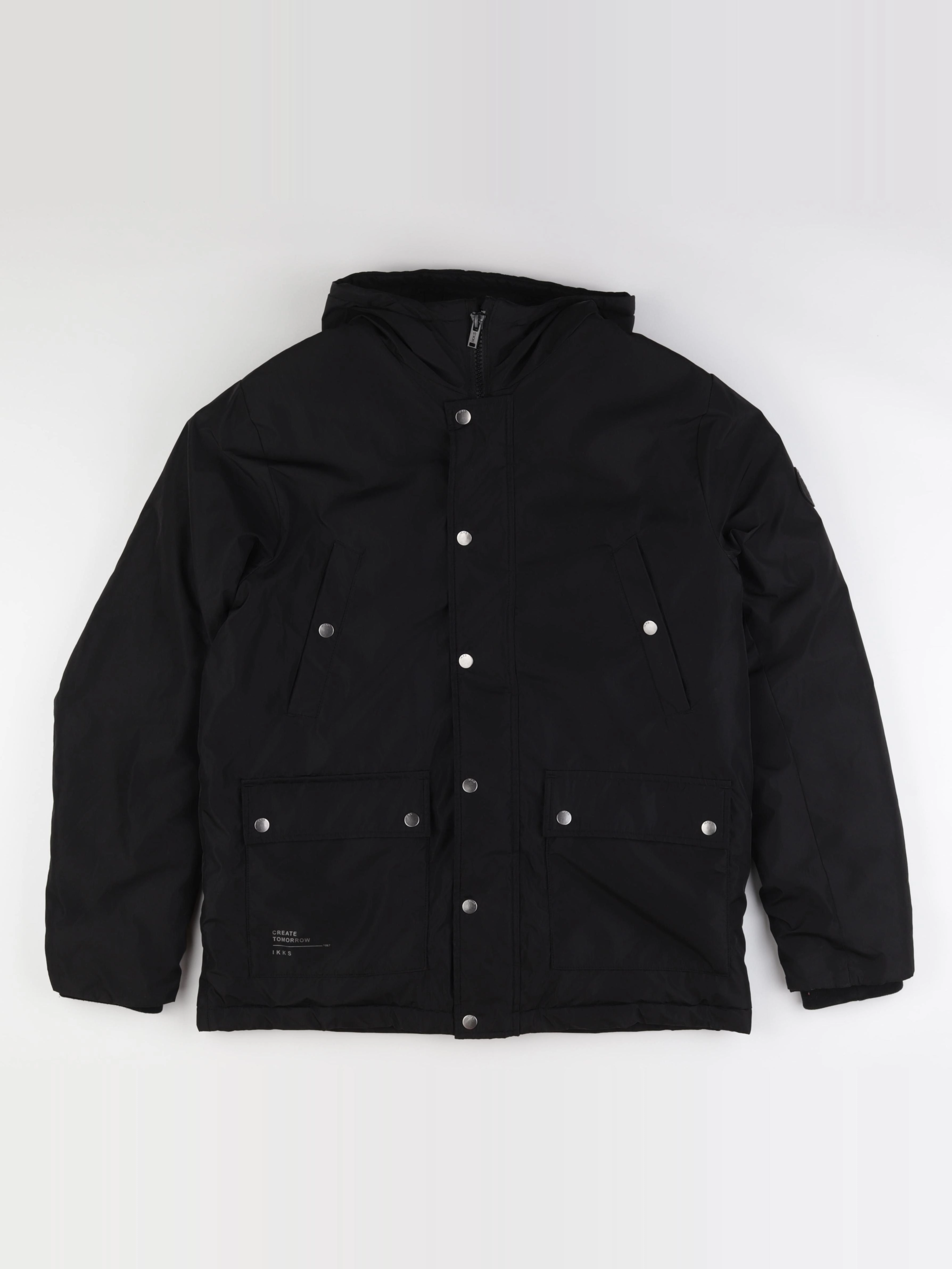 IKKS - manteau noir - 16 ans
