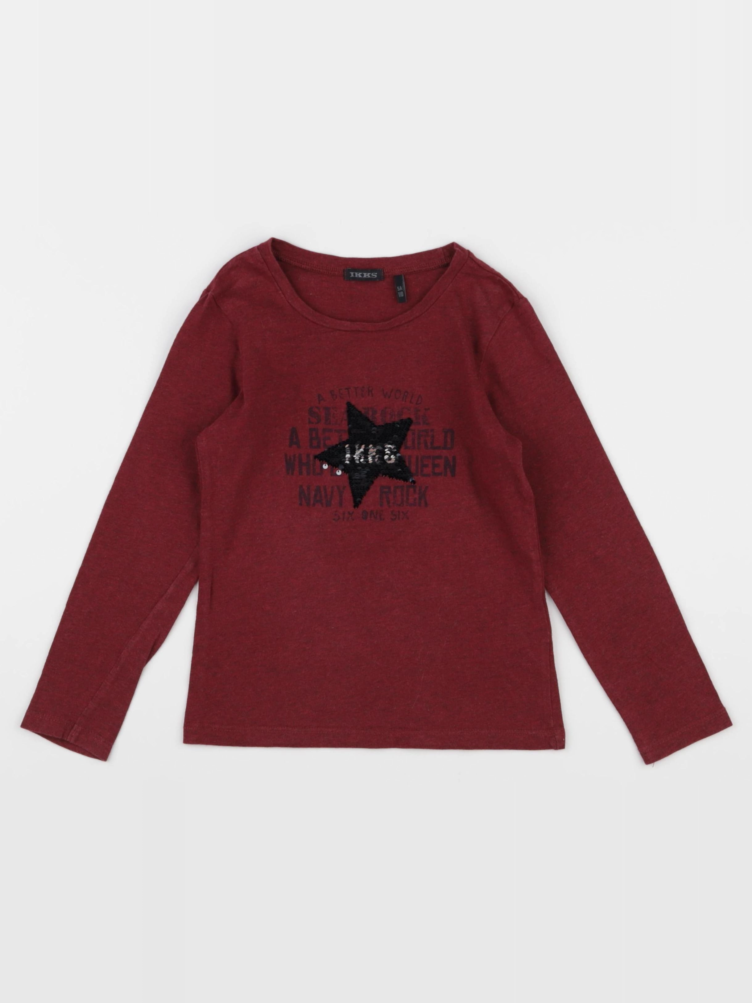 IKKS - tee-shirt rouge - 5 ans