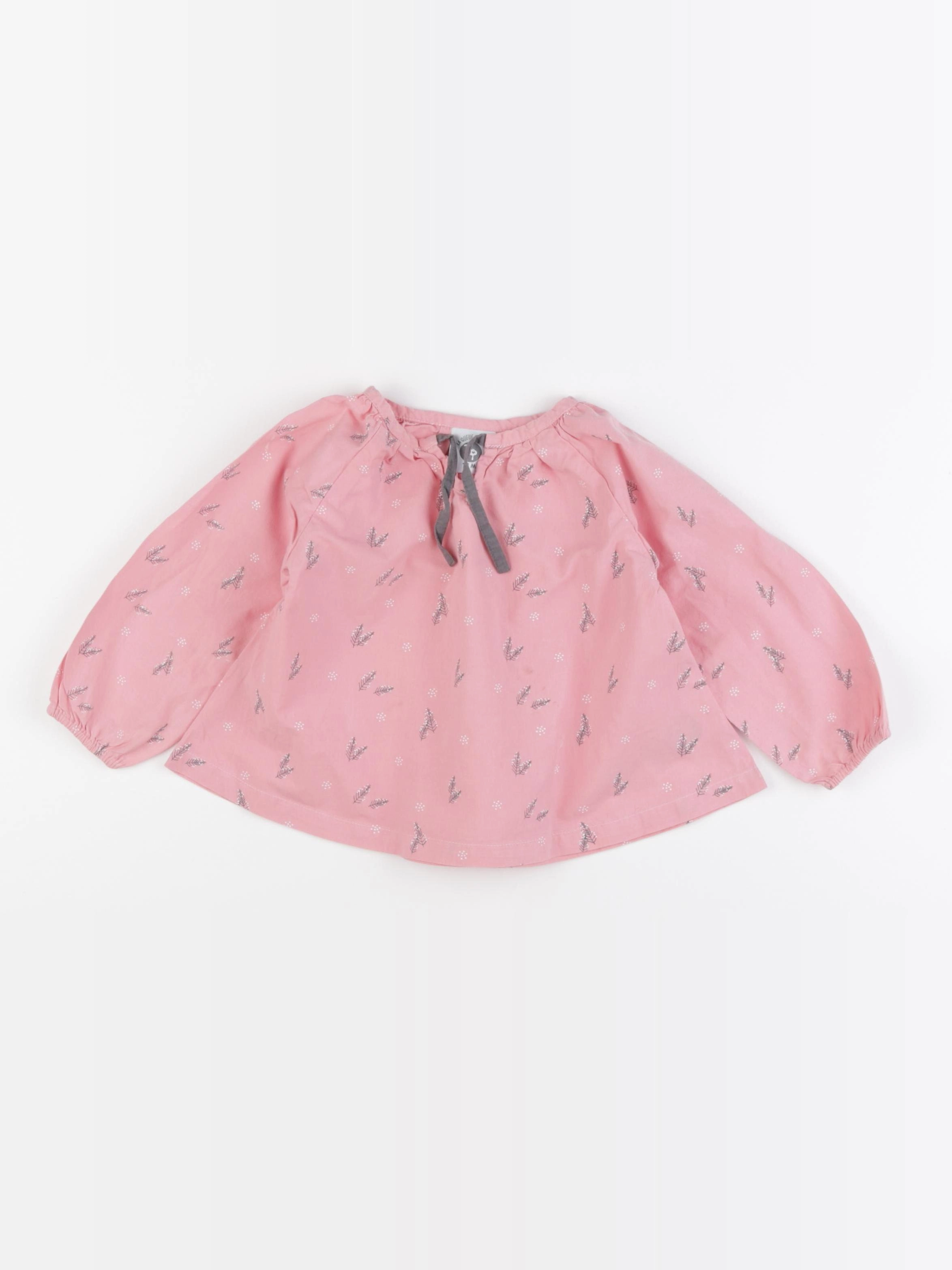 La queue du chat - blouse rose - 18 mois