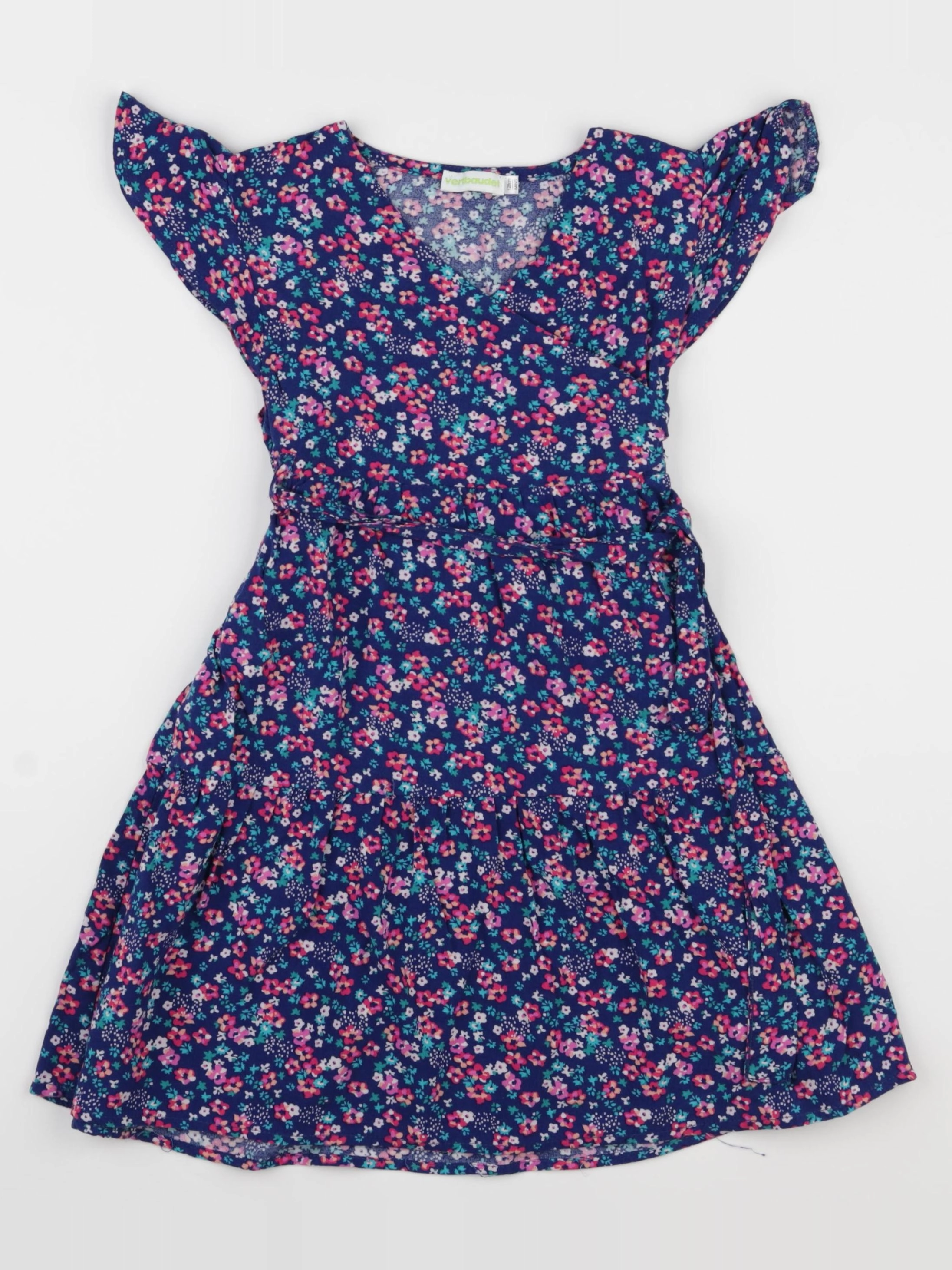 Vertbaudet - robe violet, rose - 8 ans