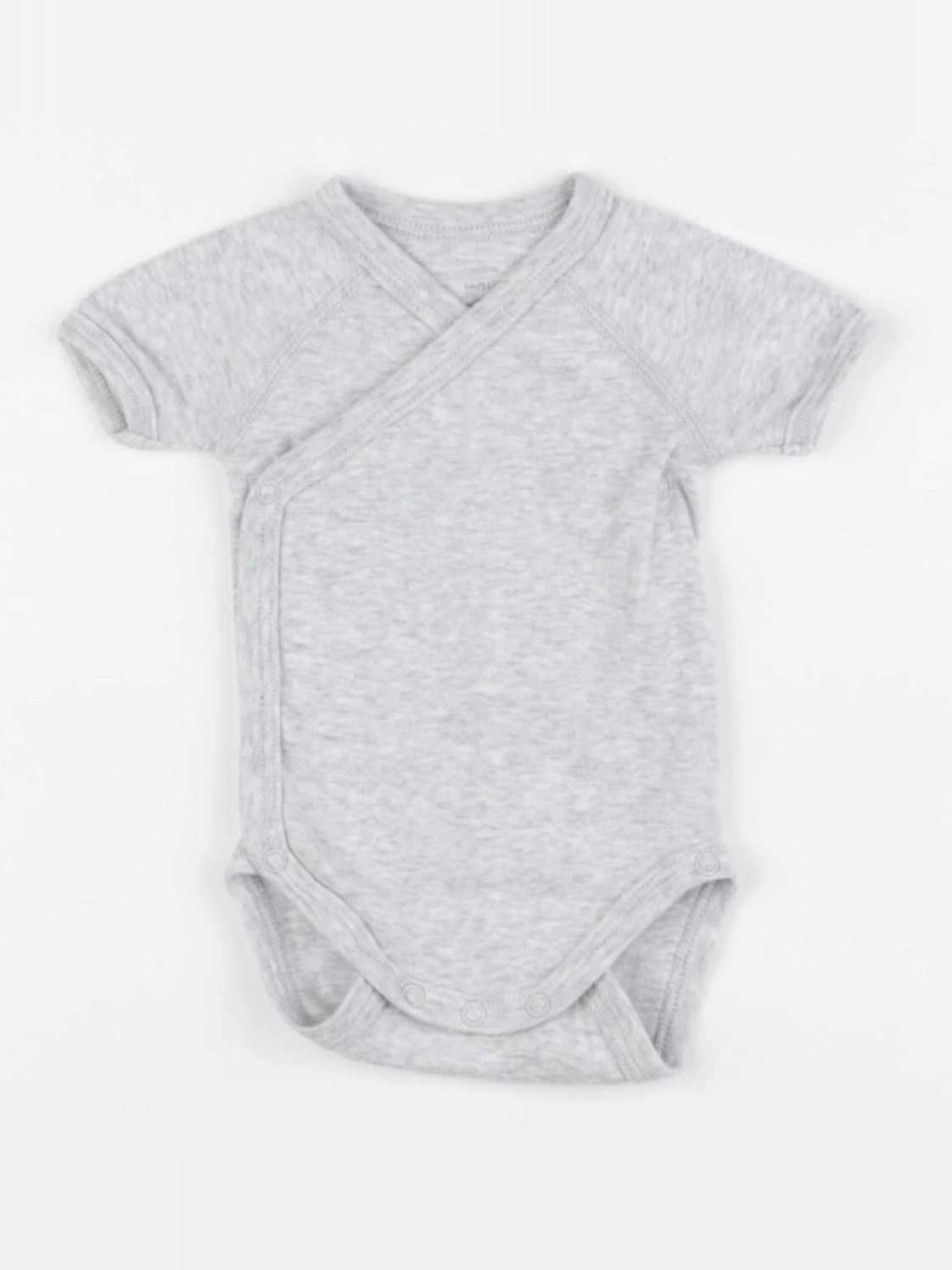 Petit Bateau - body gris - 1 mois