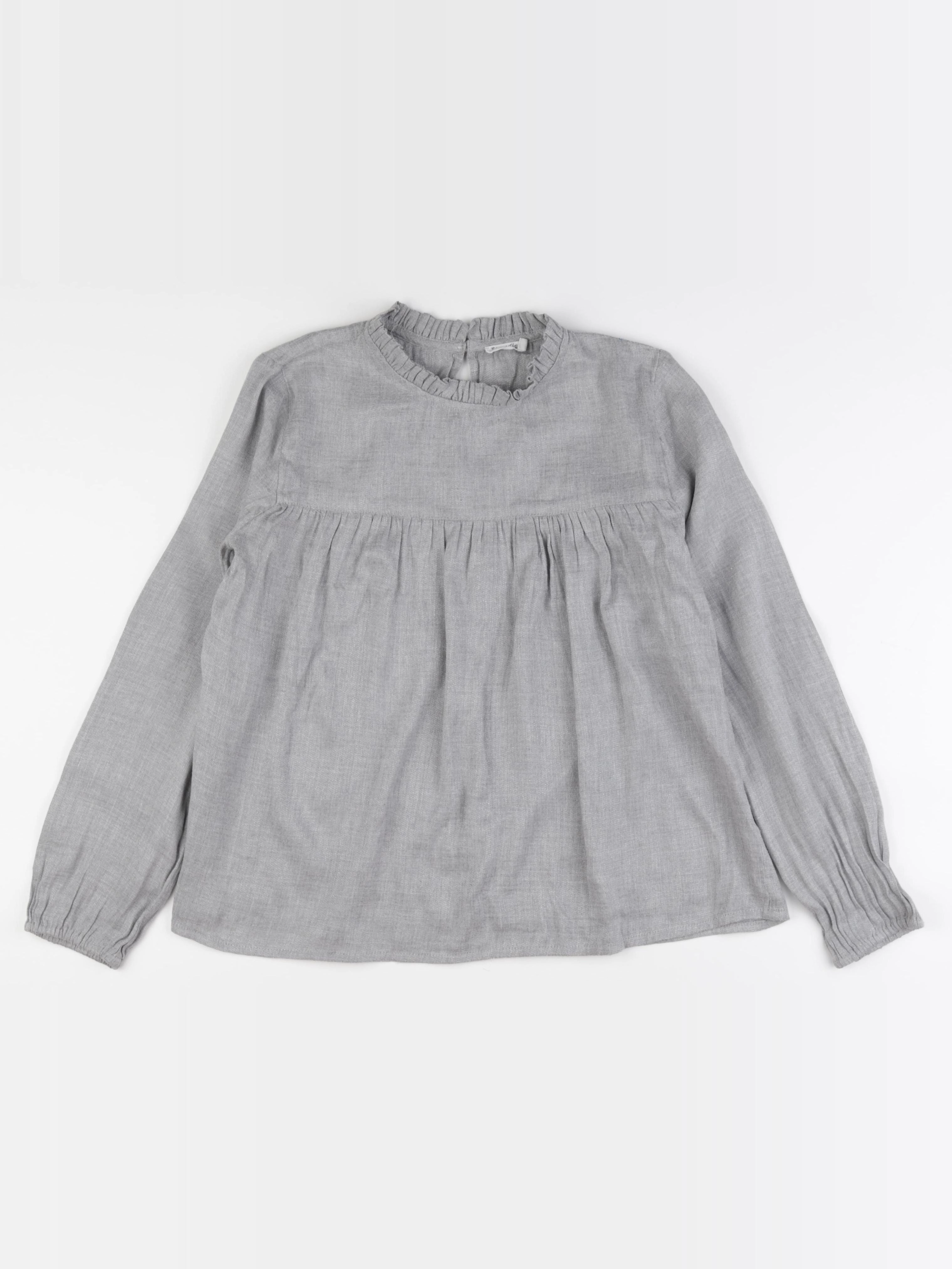 Eden & Victor - blouse gris, argent - 14 ans
