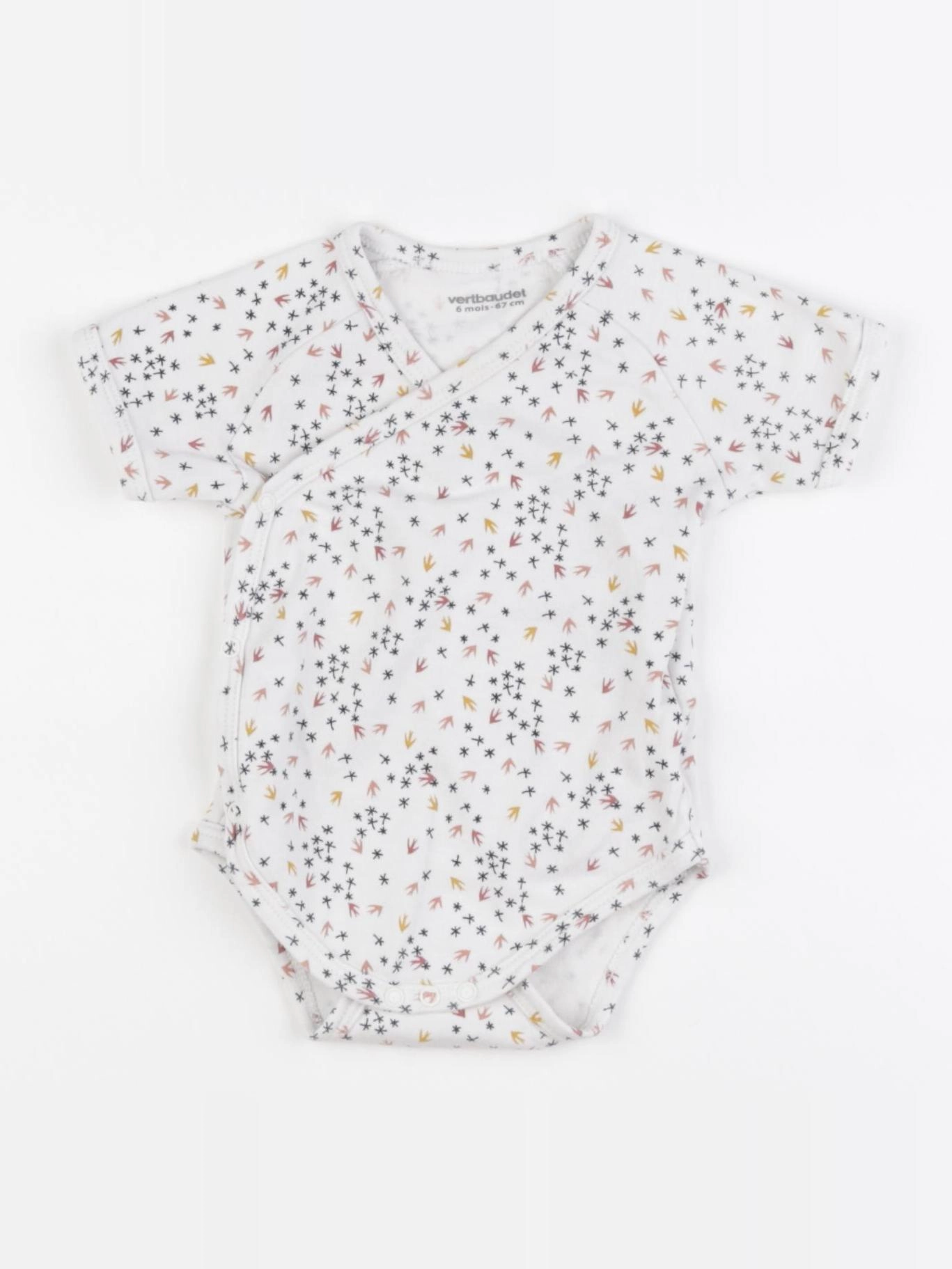 Vertbaudet - body blanc - 6 mois