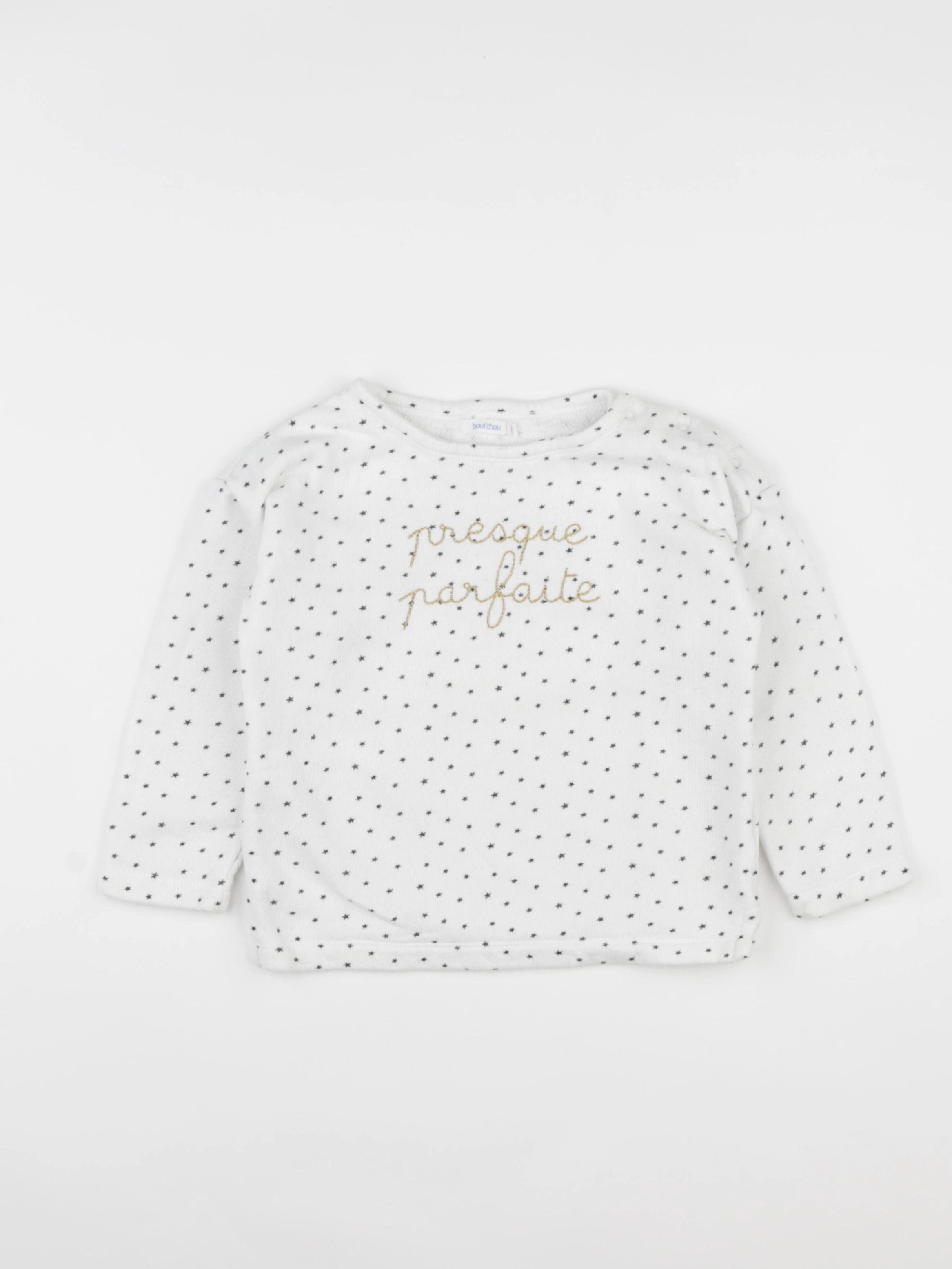 Boutchou - sweat blanc - 36 mois