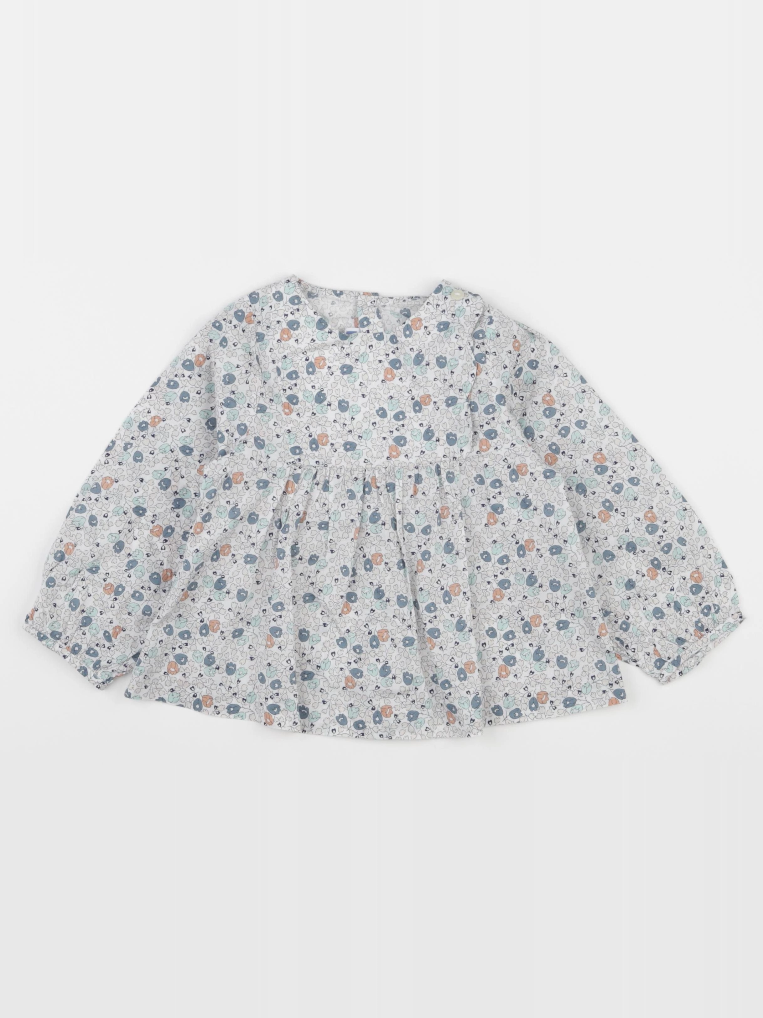 Jacadi - blouse liberty bleu - 3 ans