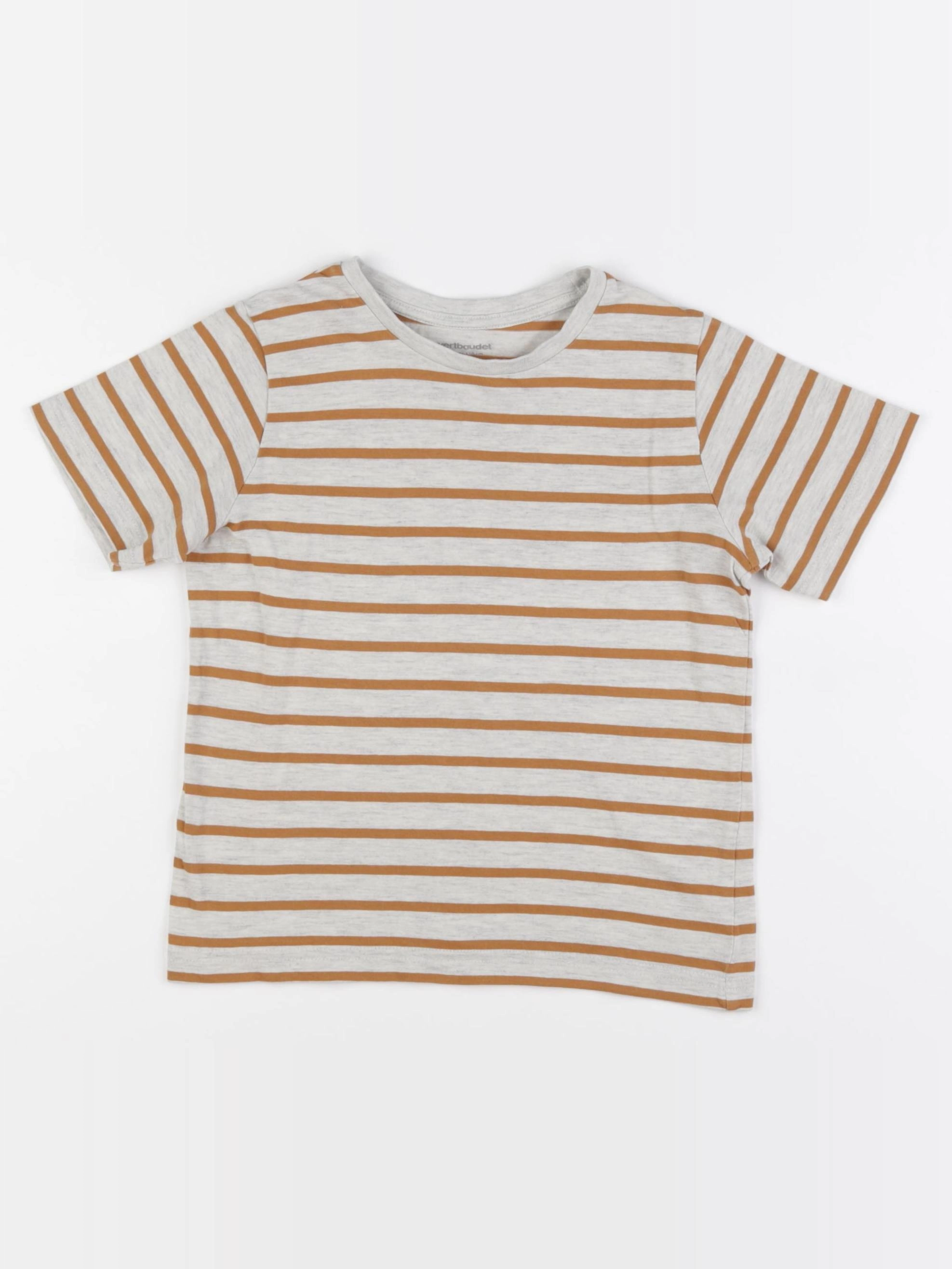 Vertbaudet - tee-shirt gris - 5 ans