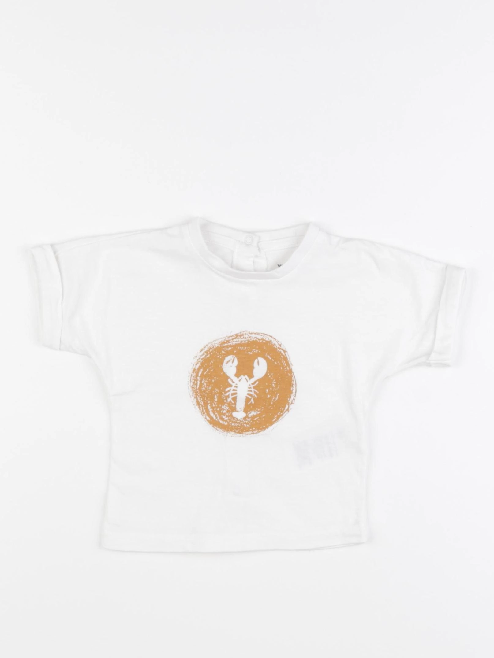 Vertbaudet - tee-shirt blanc - 6 mois