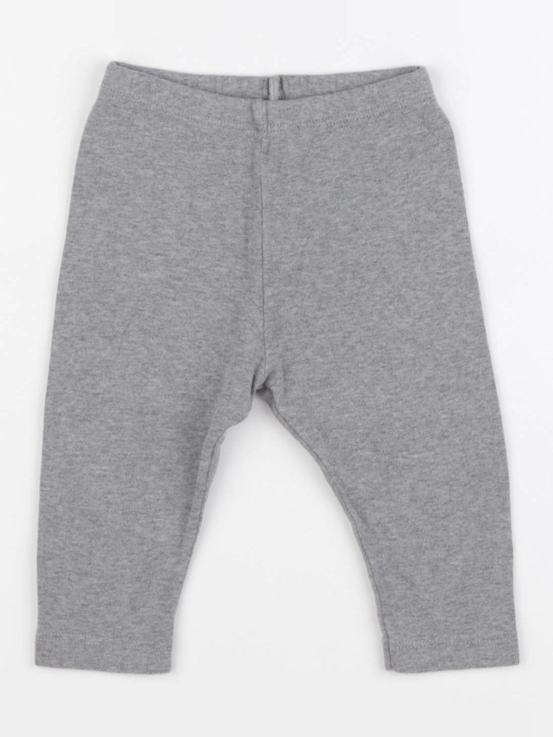 Petit Bateau - legging gris - 6 mois
