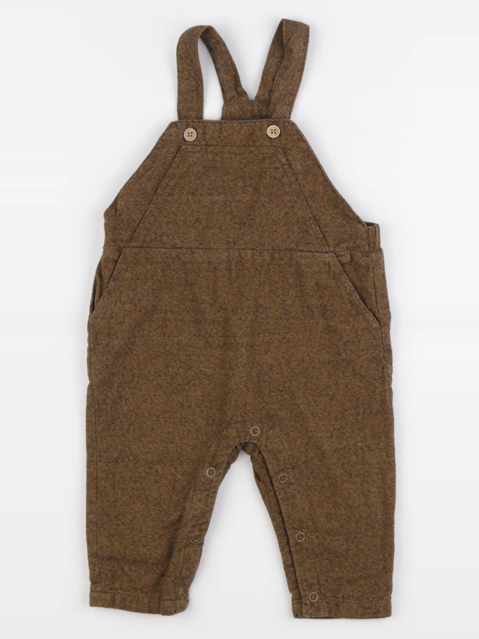 Zara - salopette marron - 3/6 mois