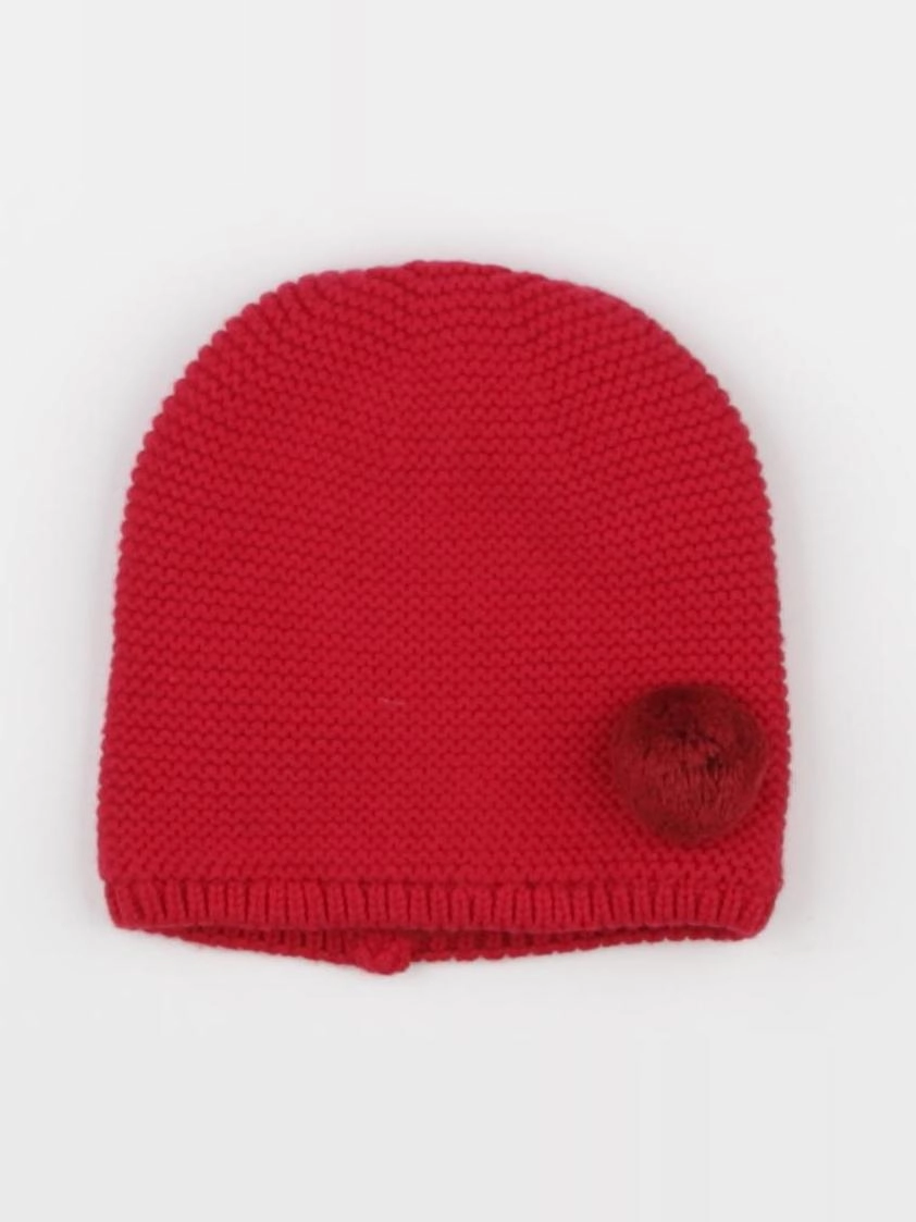 Jacadi - bonnet rouge - 6 mois