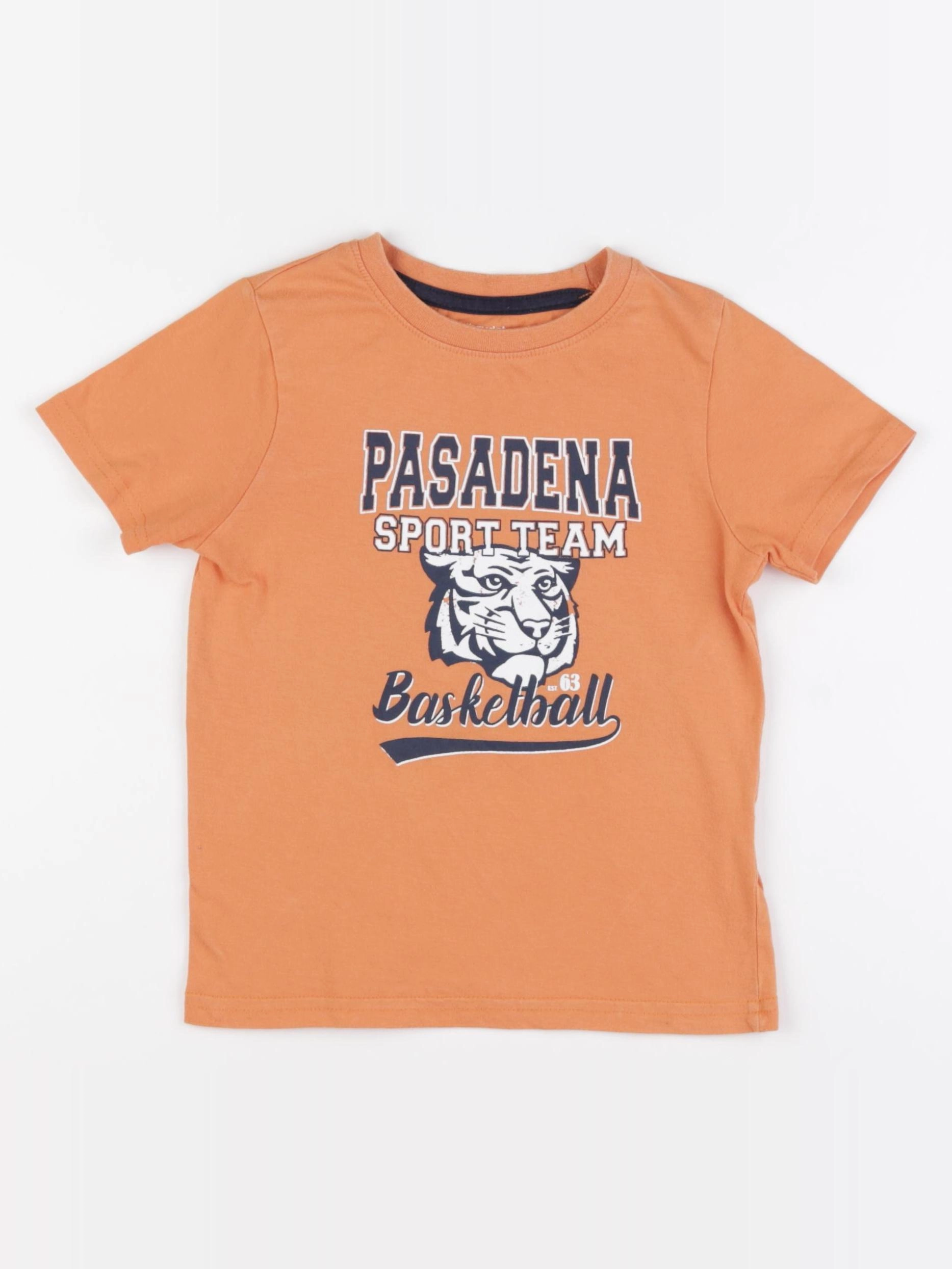 Vertbaudet - tee-shirt orange - 5 ans