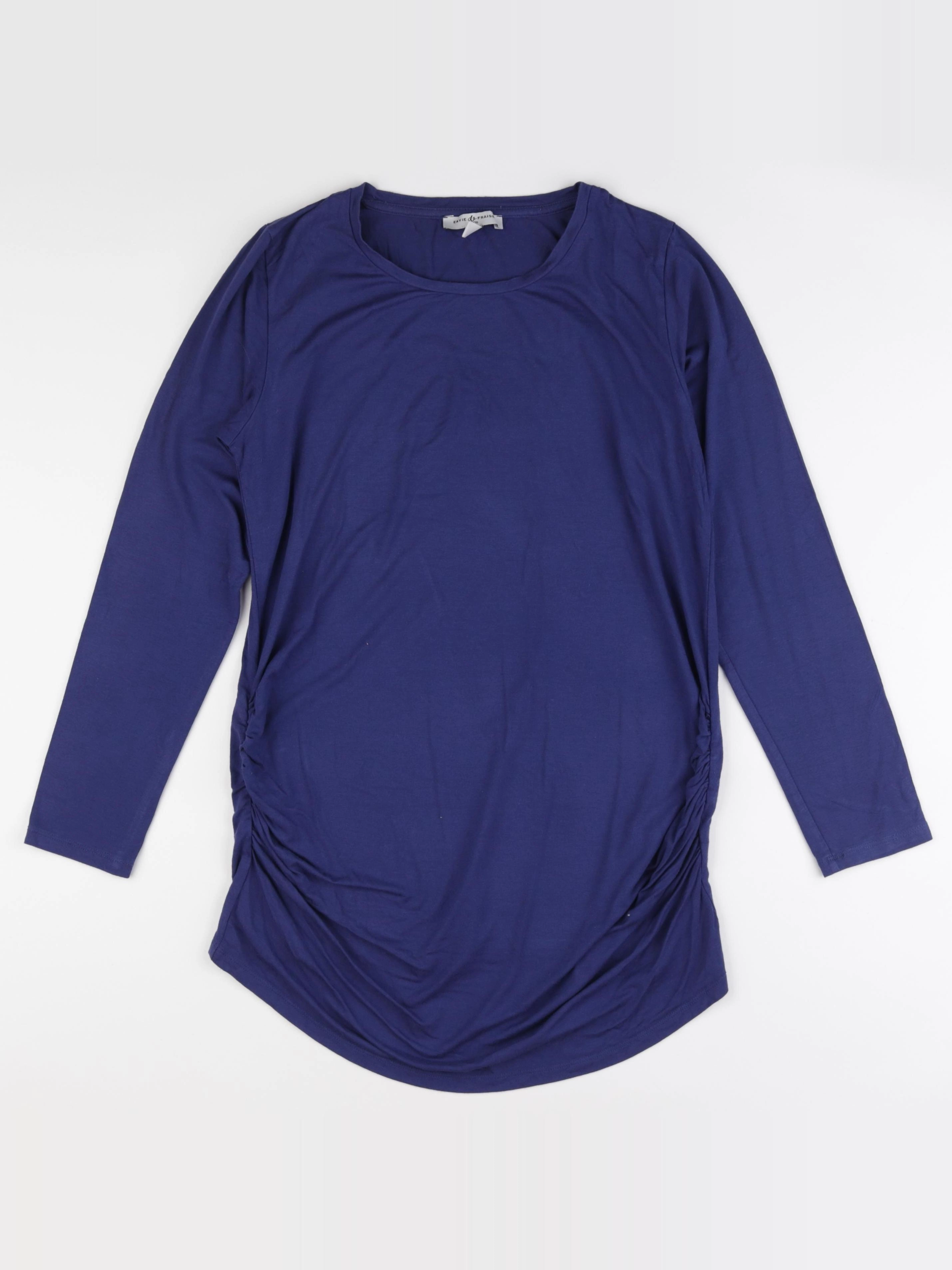 Envie de fraise - tee-shirt grossesse bleu - 36 à 38